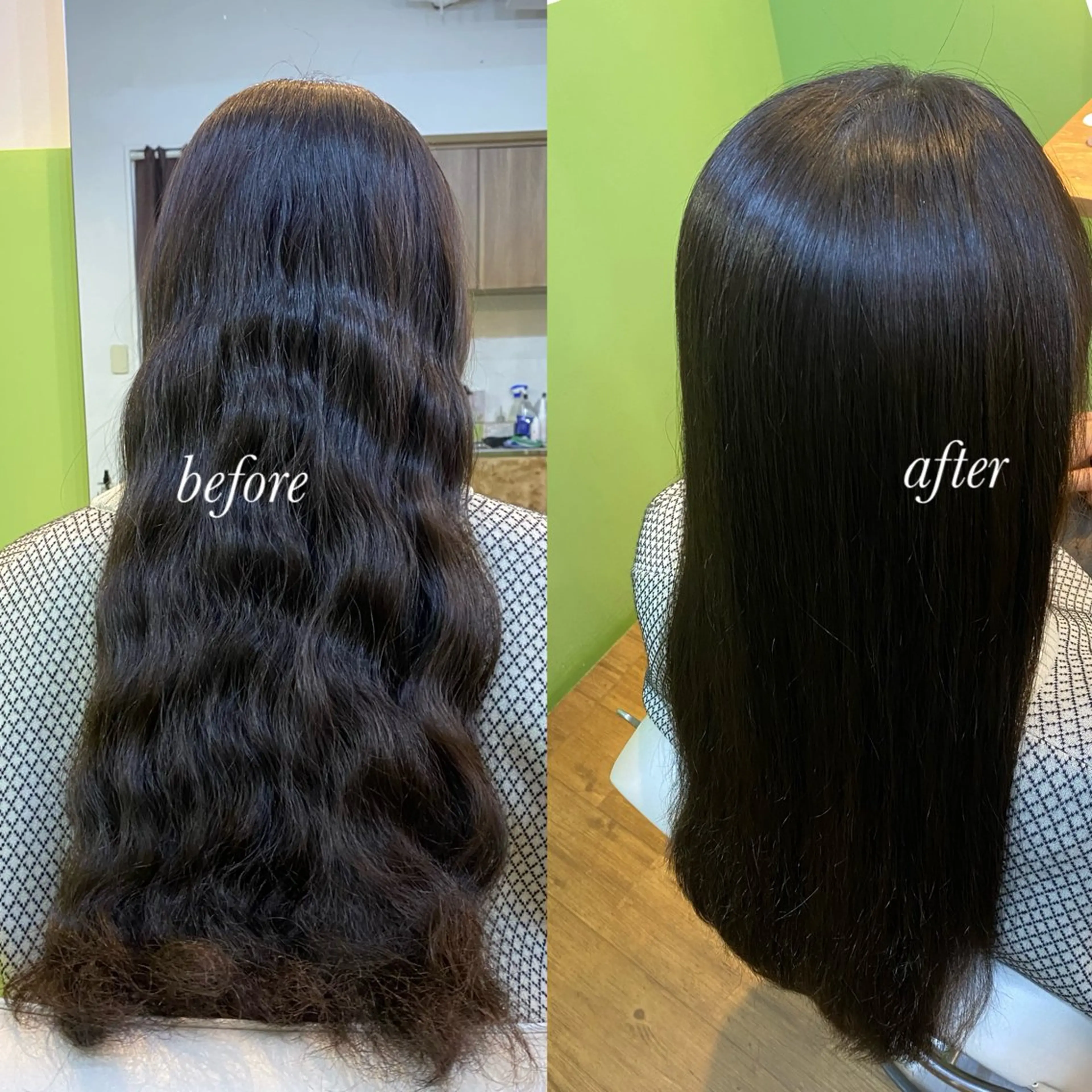 ロング パーマ 縮毛矯正 【エシカル】 HOSOMIのヘアスタイル