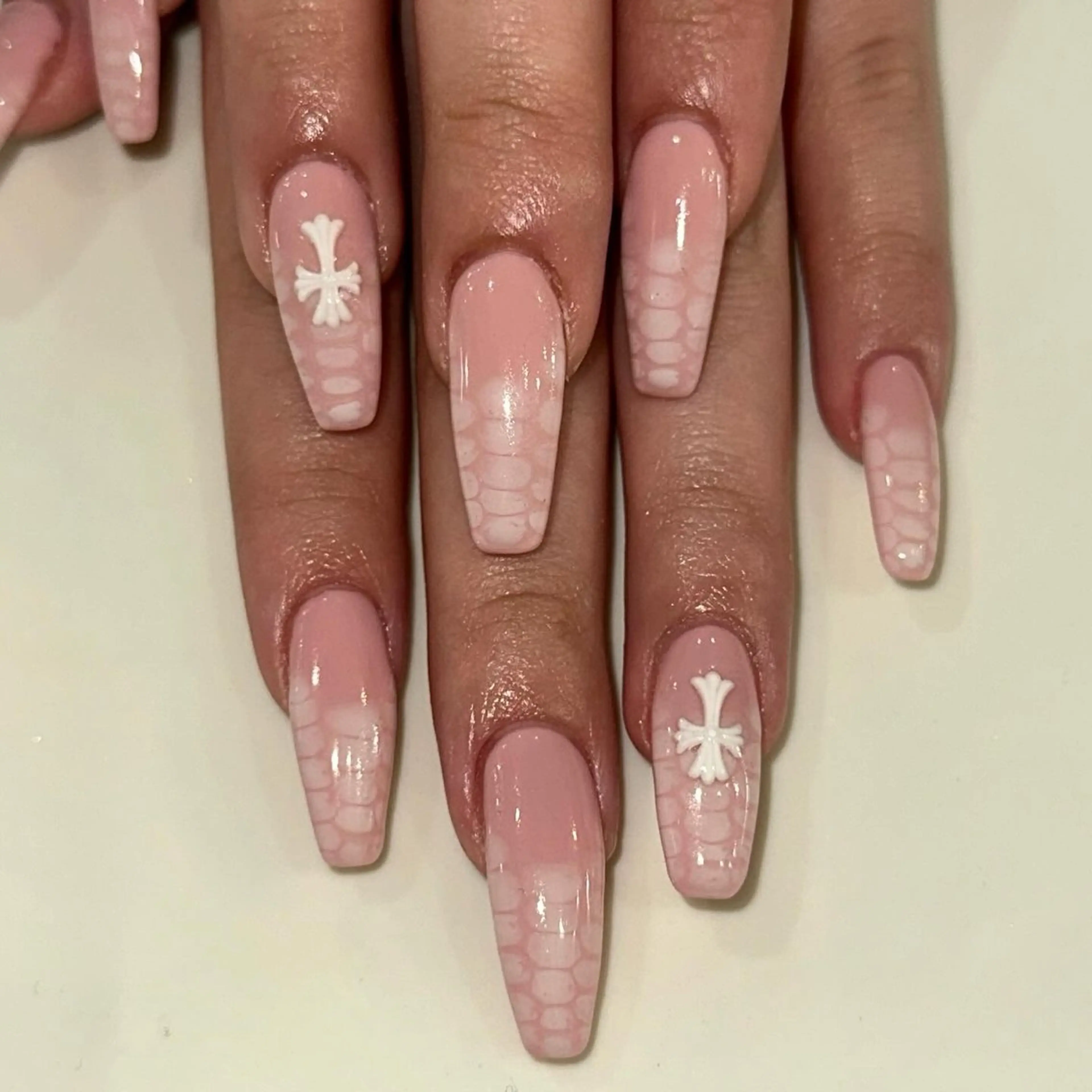 ロング ハンドネイル NAKAMURA Aのネイルデザイン