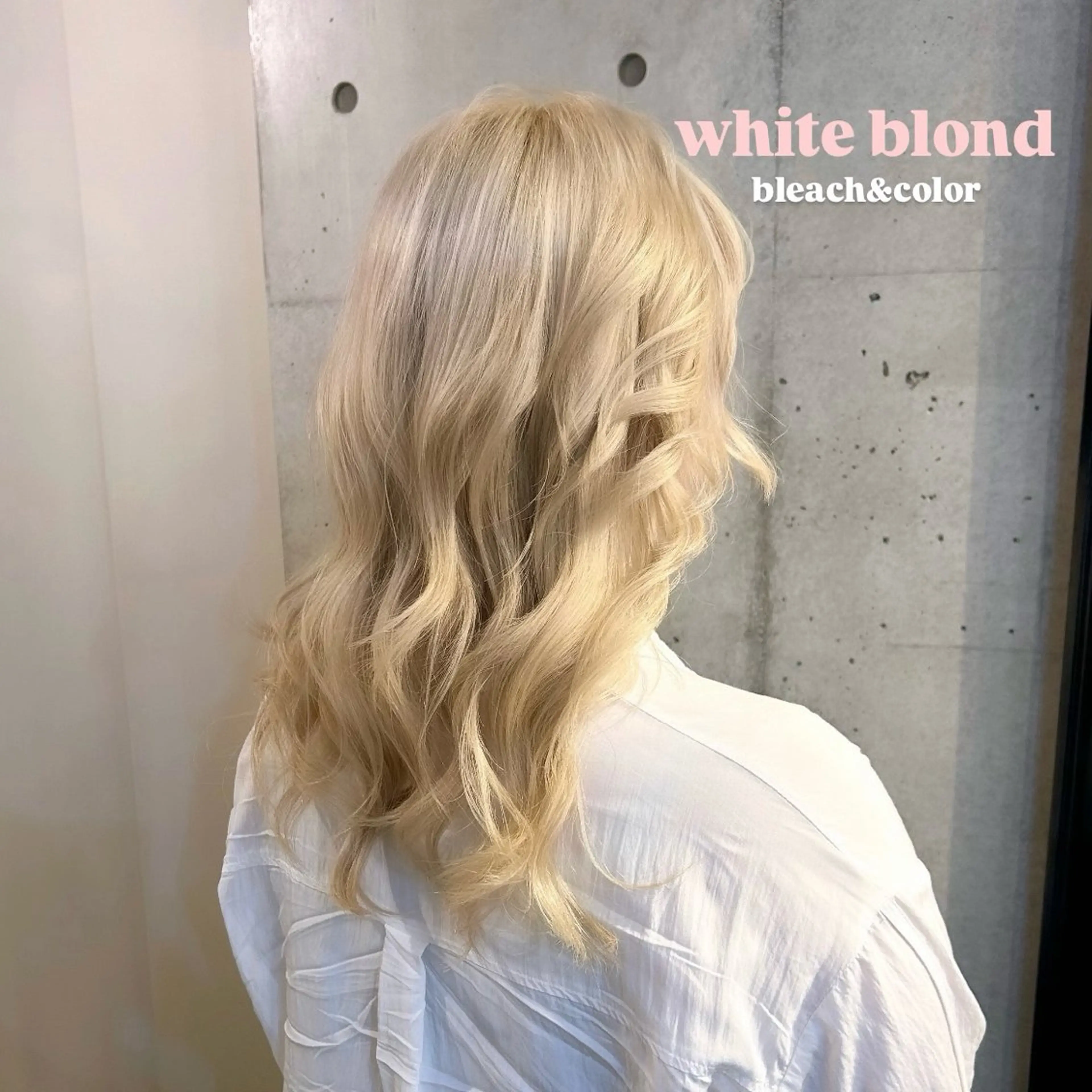 ミディアム カラー ブリーチ watanabe Yuukaのヘアスタイル