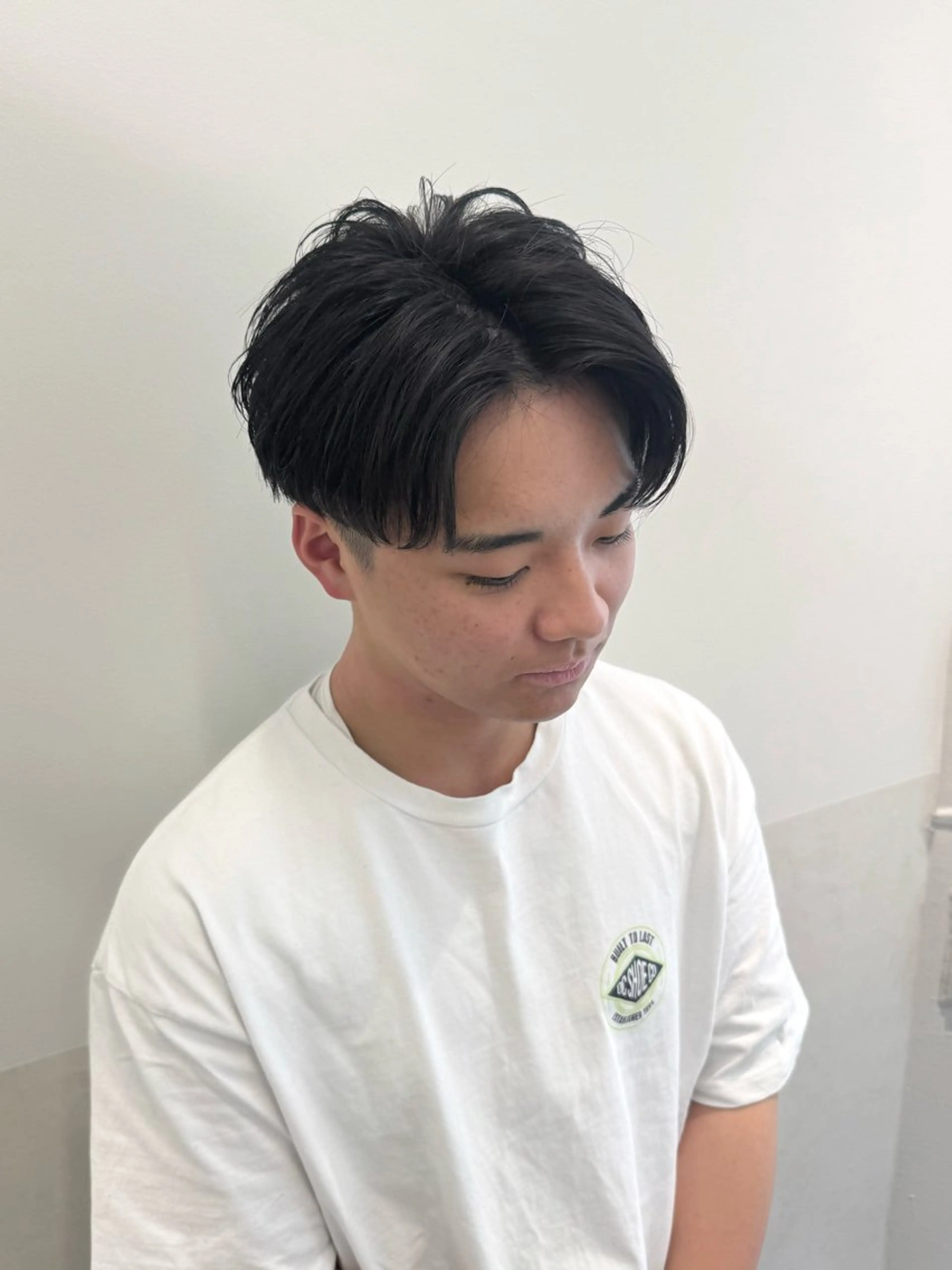 メンズ センターパート カット ✂️メンズ専門✂️ カワカミハルキのヘアスタイル