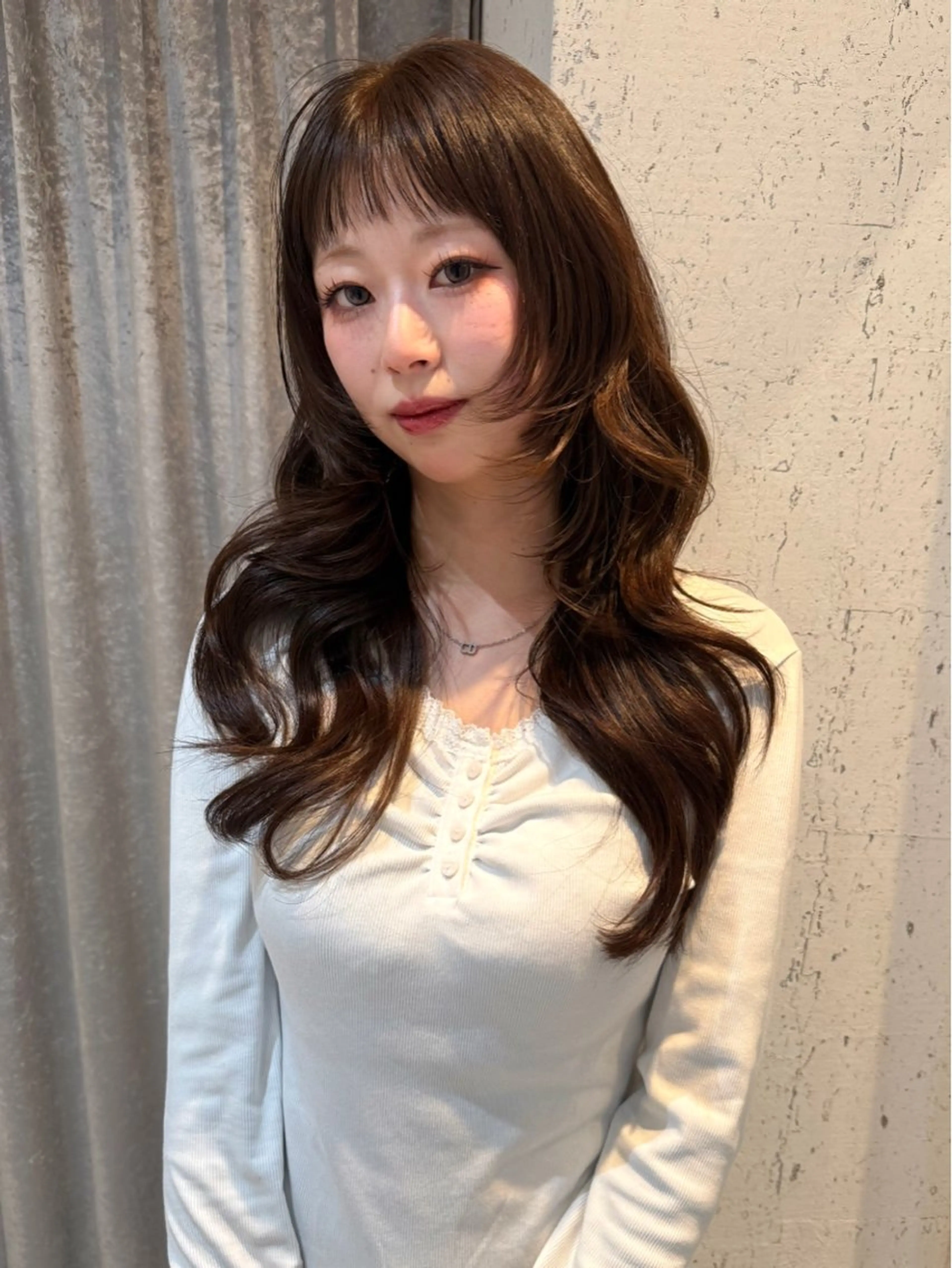 ロング カラー 似合わせカット カット ヘアカラー トリートメント mai / linoah˚✧のヘアスタイル