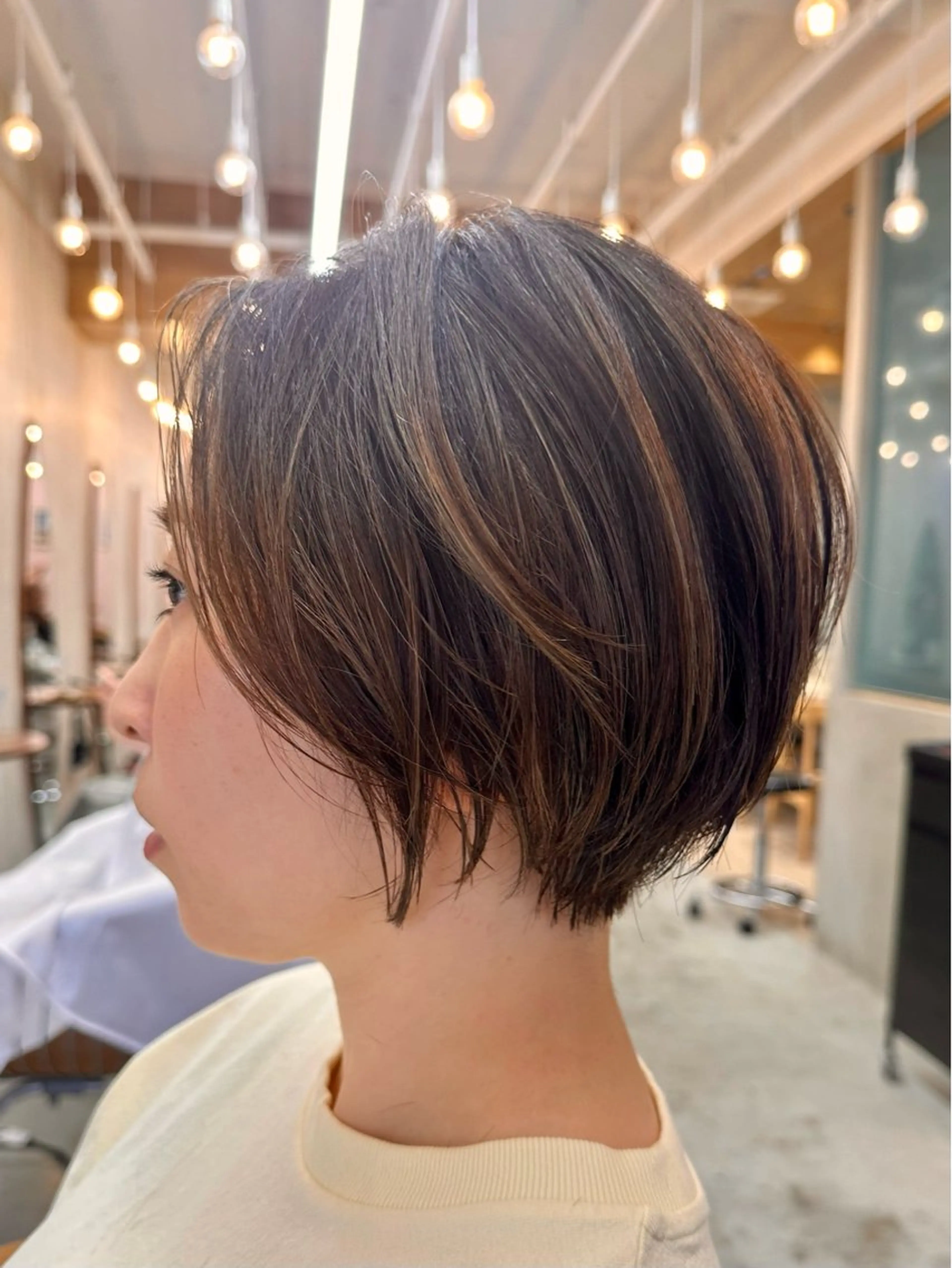 ショート カラー ショートヘア トリートメント カット ヘアカラー トリートメント 巻ける縮毛矯正✨ ボブ/ショートともきのヘアスタイル