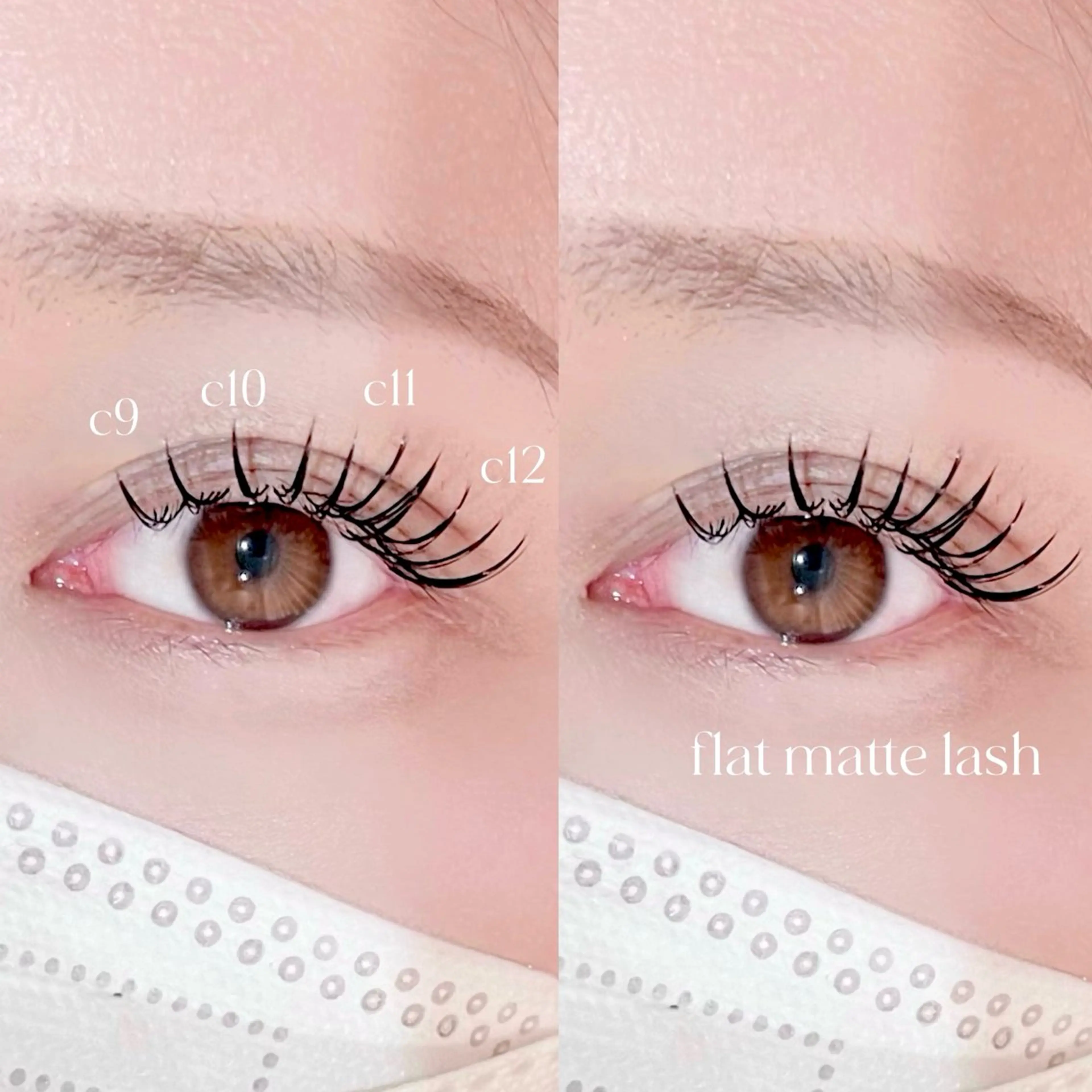 🎀フラットマットラッシュ・80本（オフ込み）¥4,500【+¥1,100でLEDに変更可能✨】の写真