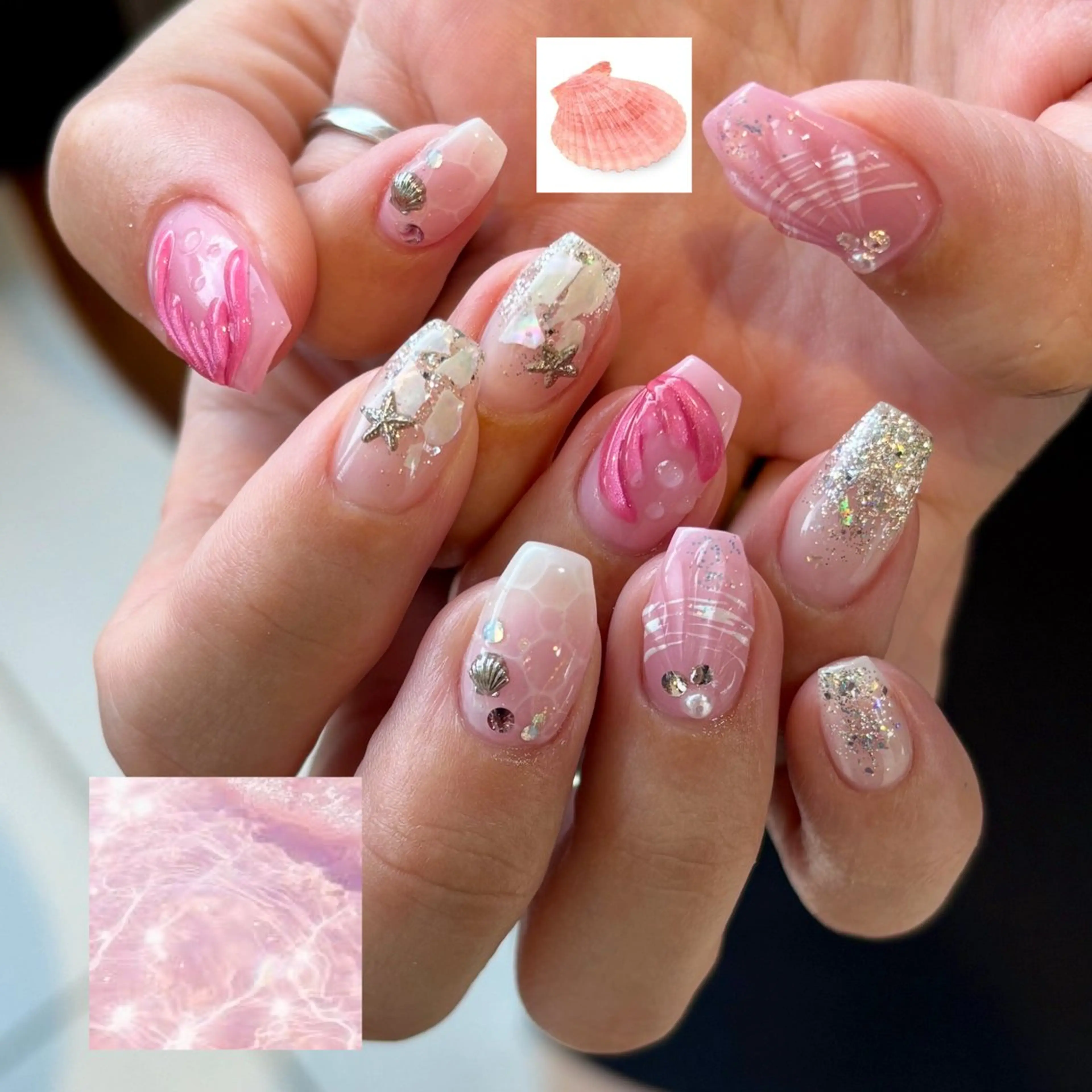 ネイル ハンドネイル Allure小山店 後藤文香のネイルデザイン