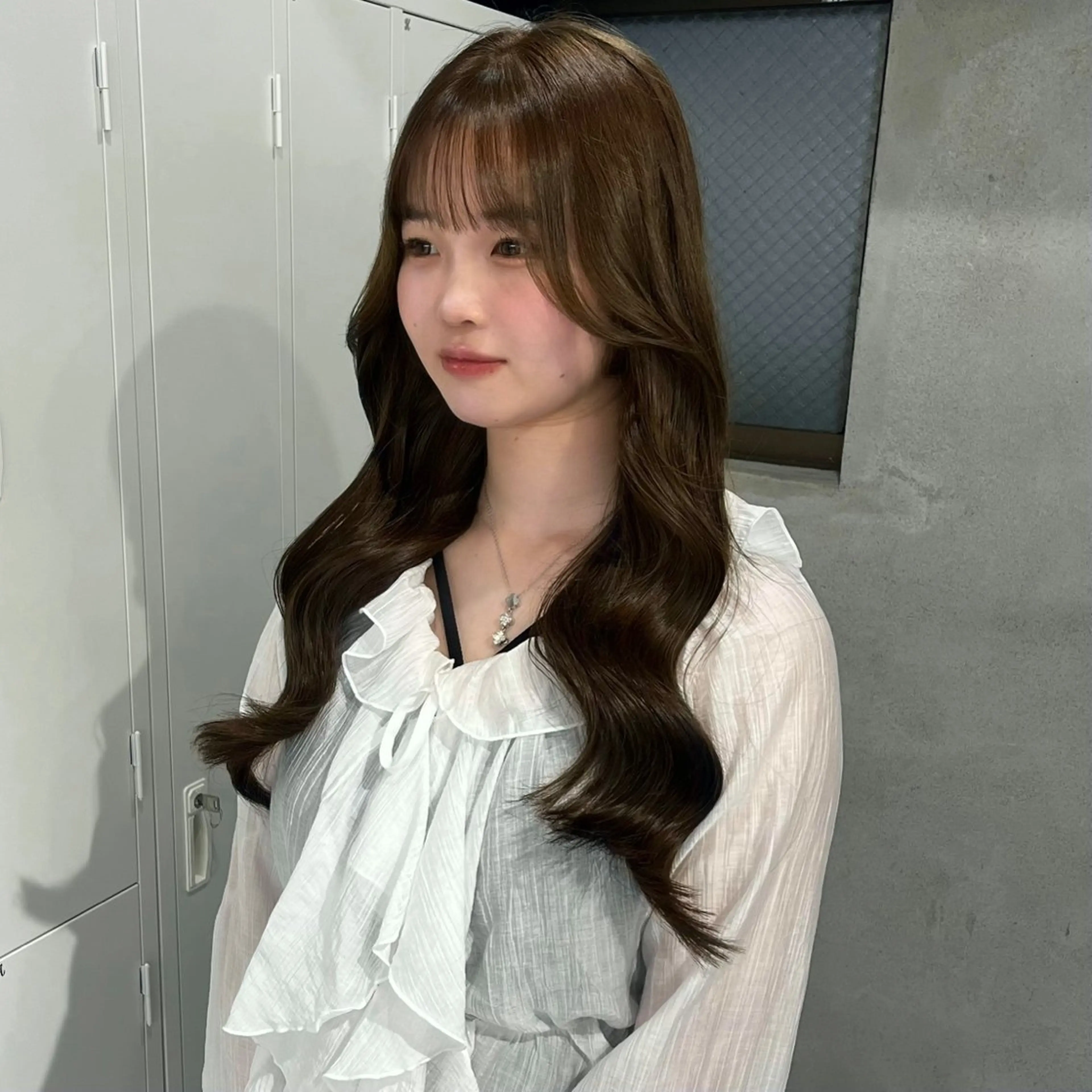 【盛れる顔周りに🩵‬】 前髪顔周りカット✂️の写真