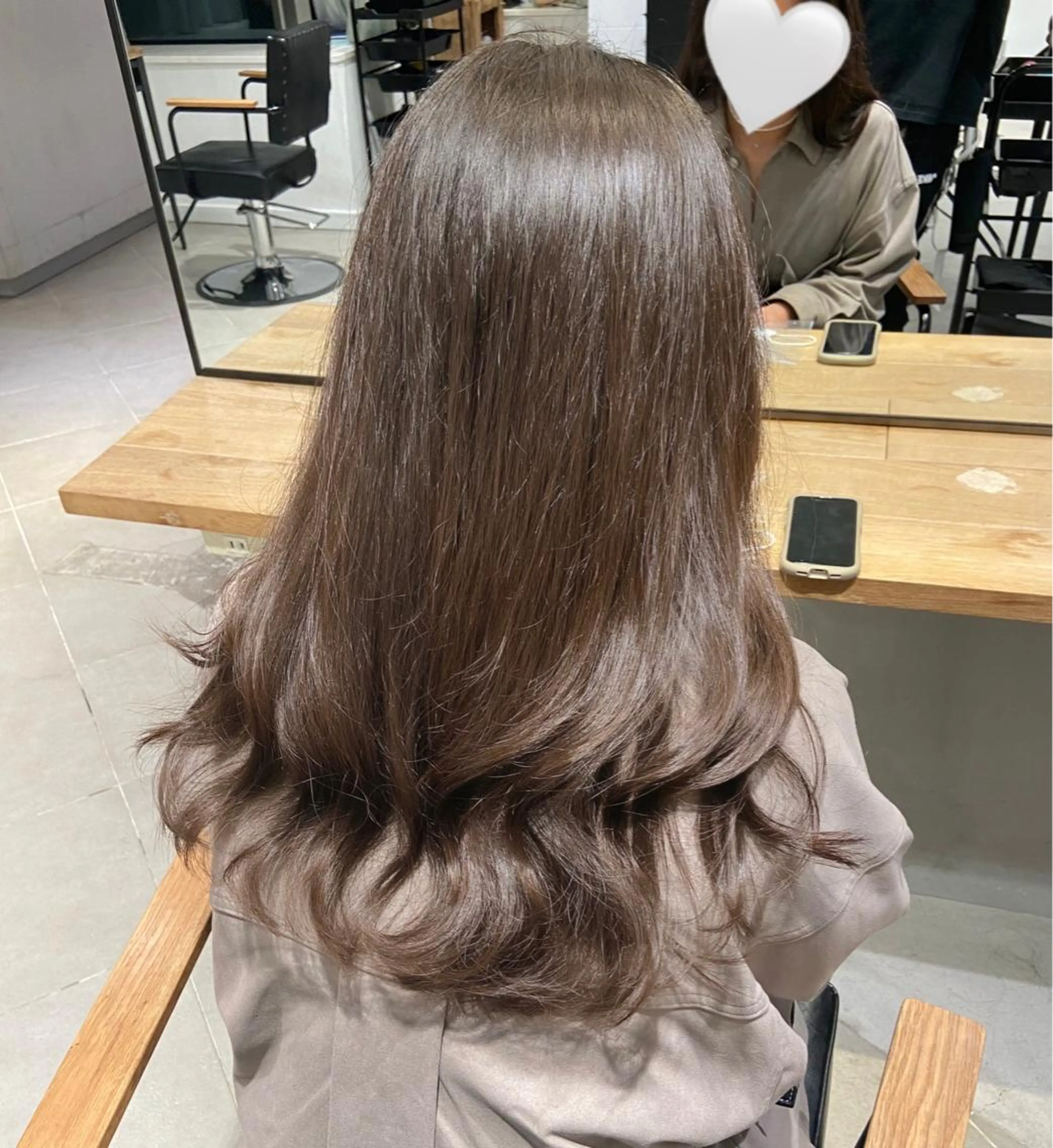 ロング パーマ 韓国風ヘア IVY所属・ヘアアレンジ🎀 yuuka 🤍のヘアスタイル