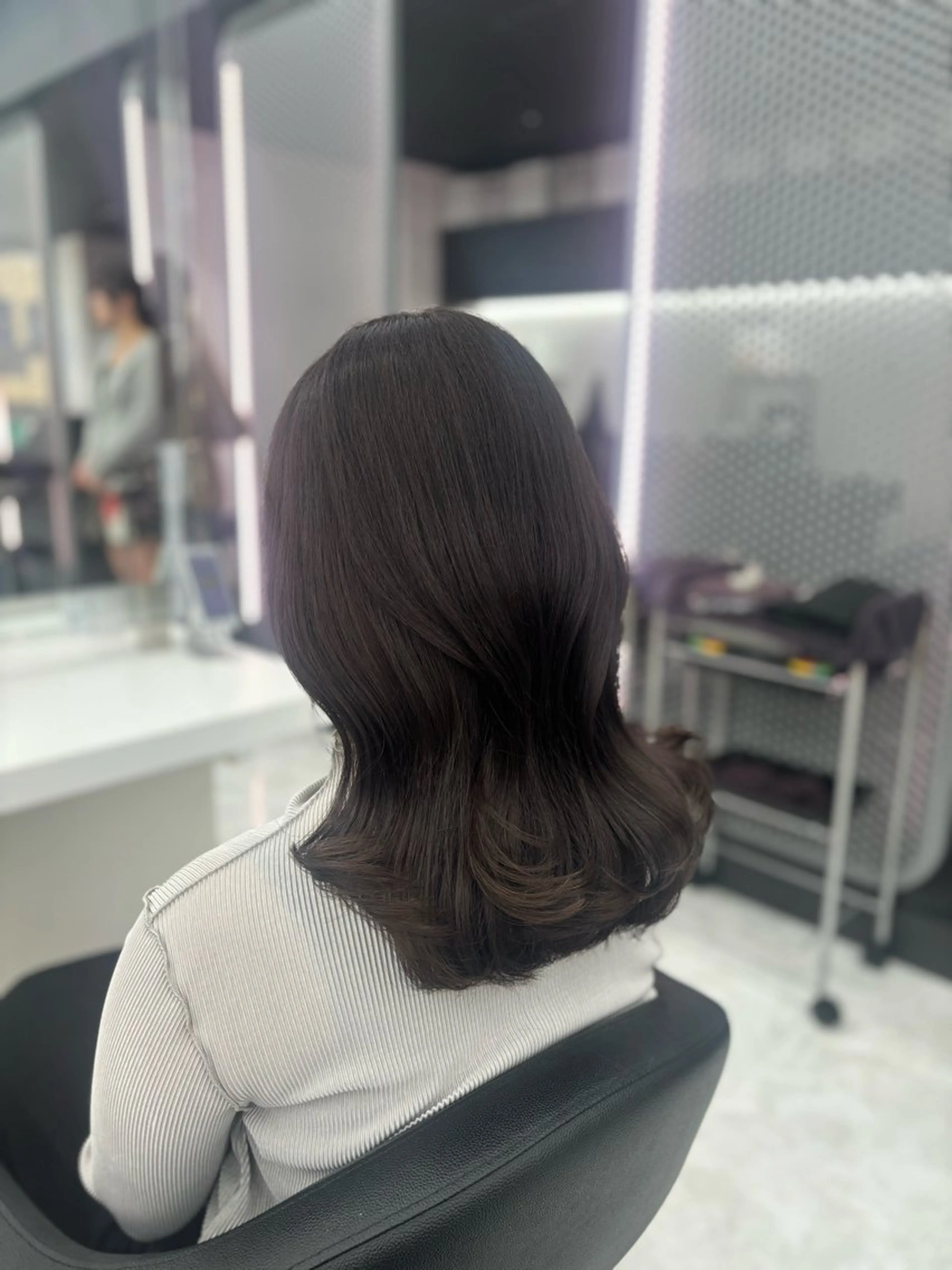 セミロング カラー ヘアカラー トリートメント 🤍レイヤー/顔周り /hirari🤍のヘアスタイル