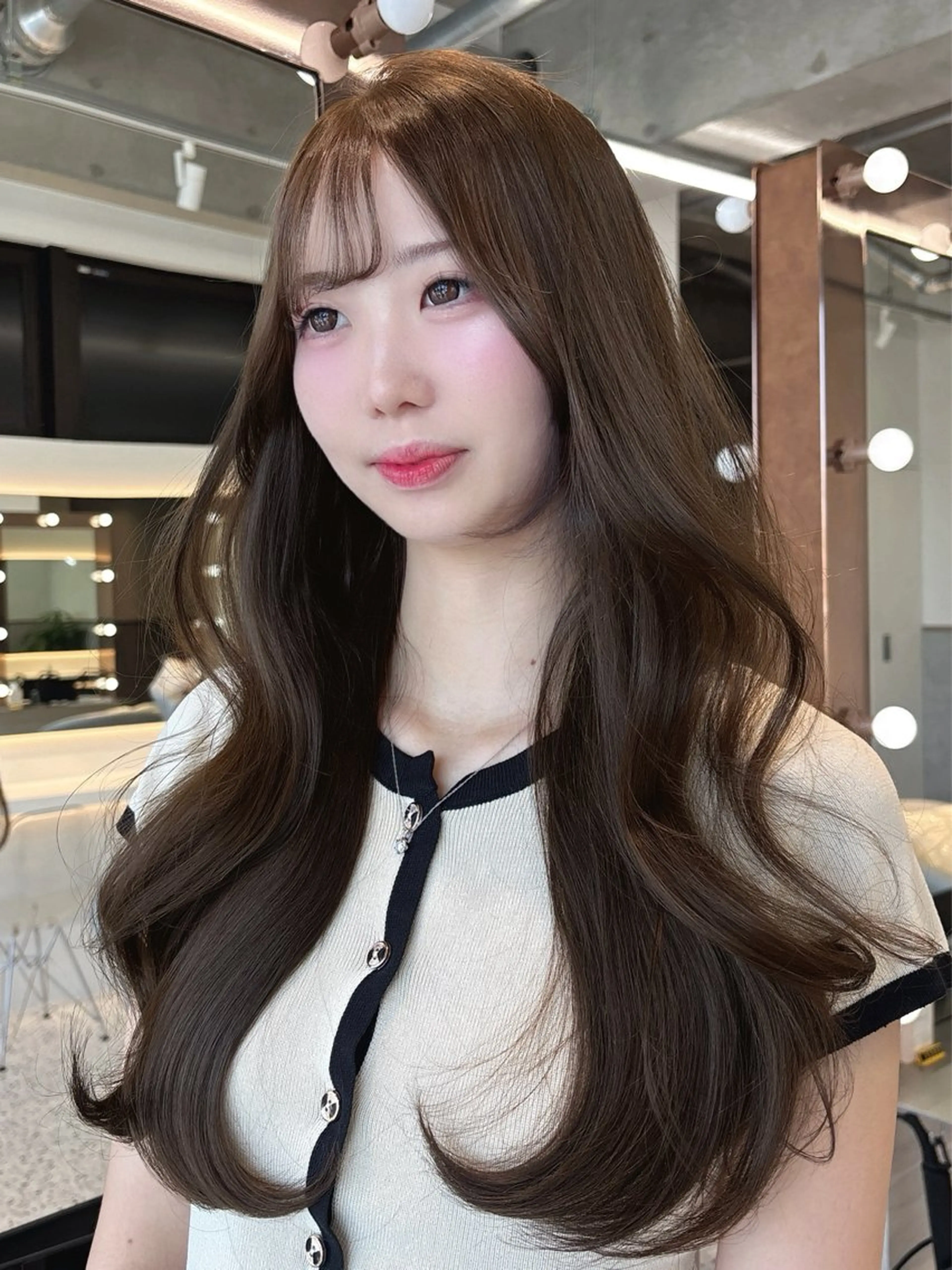 ロング カラー ブラウンカラー 透明感カラー ヘアカラー 🍒ブリーチなしカラ ー／Sakura🍒のヘアスタイル