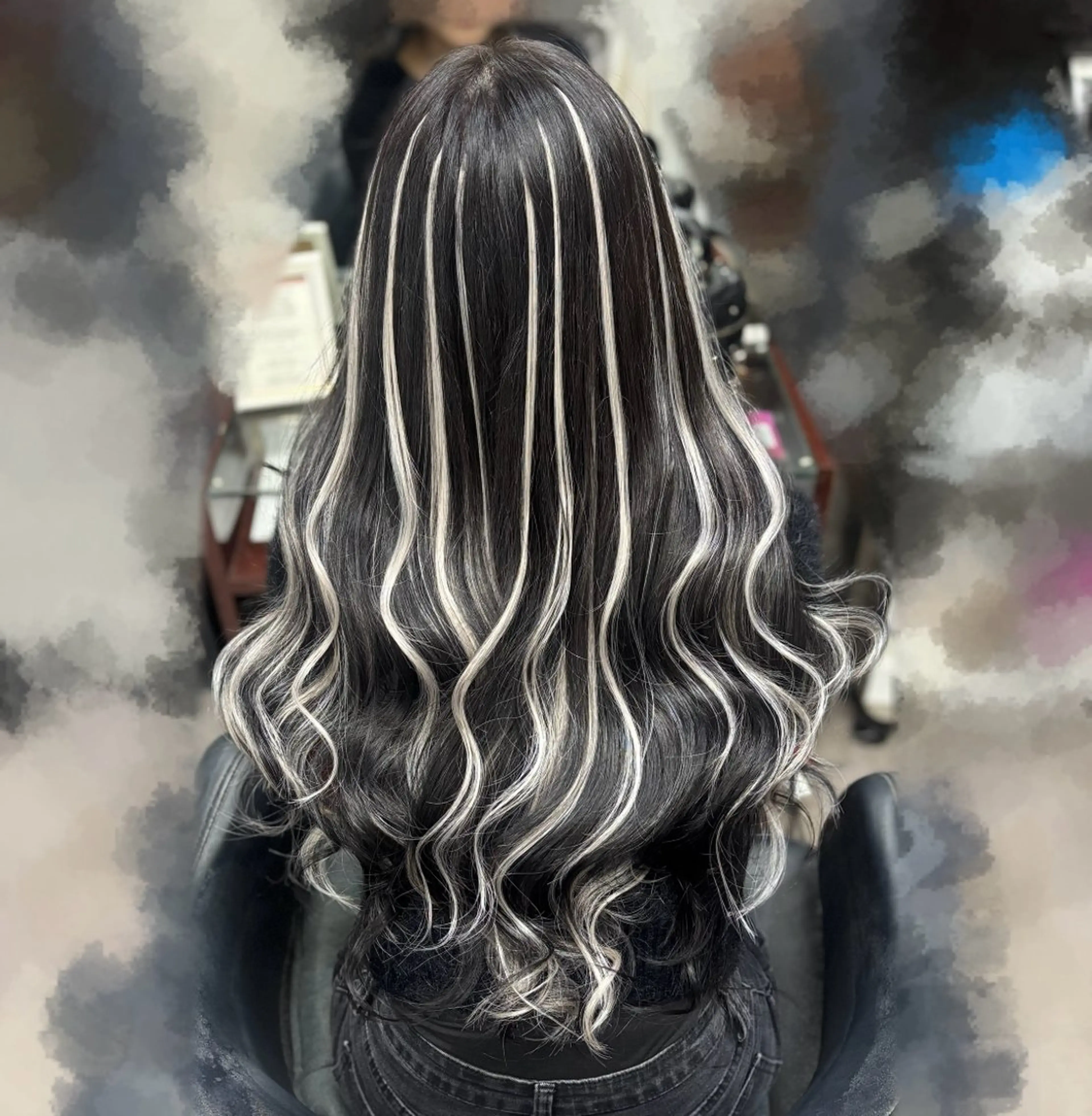 ロング エクステ 韓国ヘア✨エクステ/ しおりのヘアスタイル