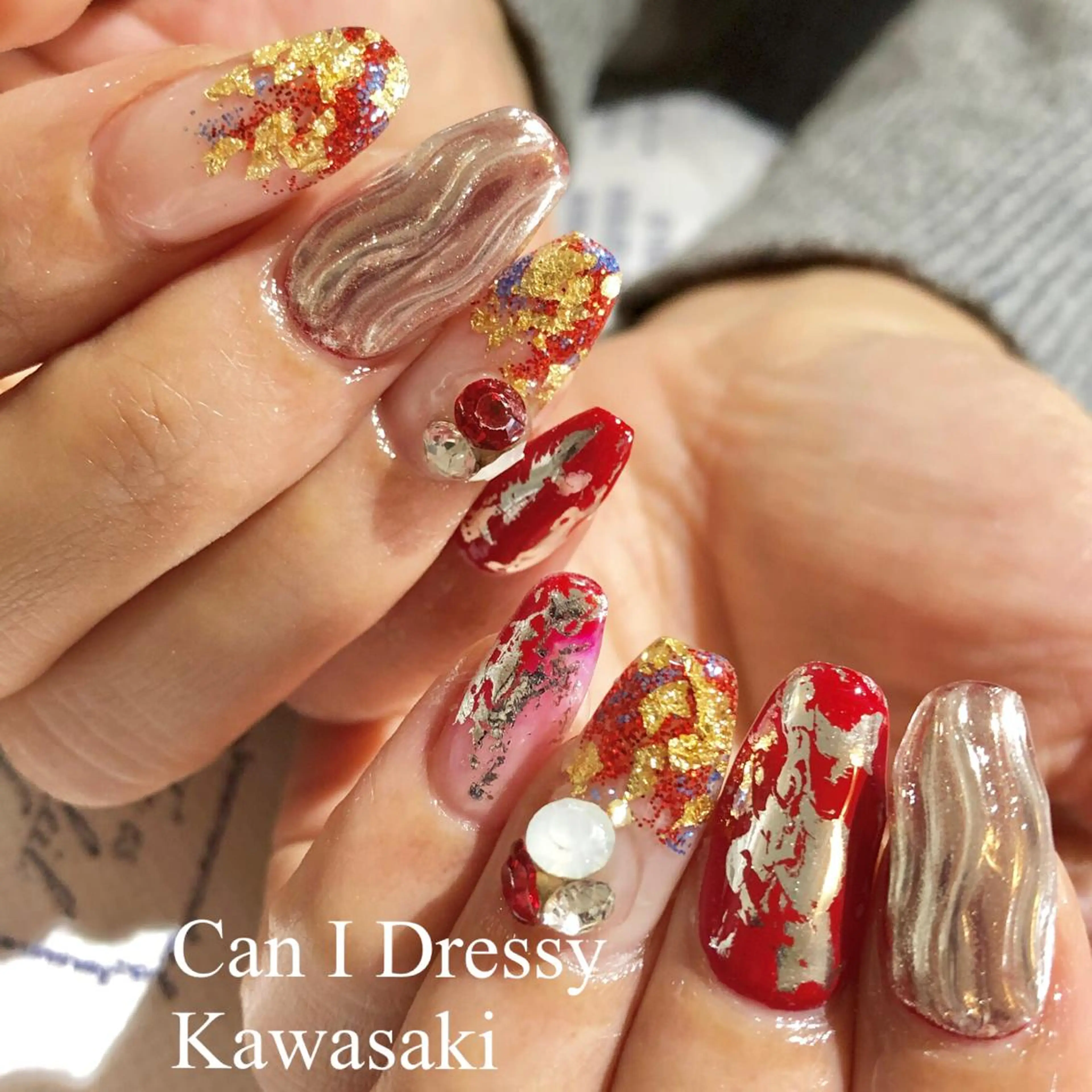 ネイル ハンドネイル Can I 川崎店 三島 久美子のネイルデザイン