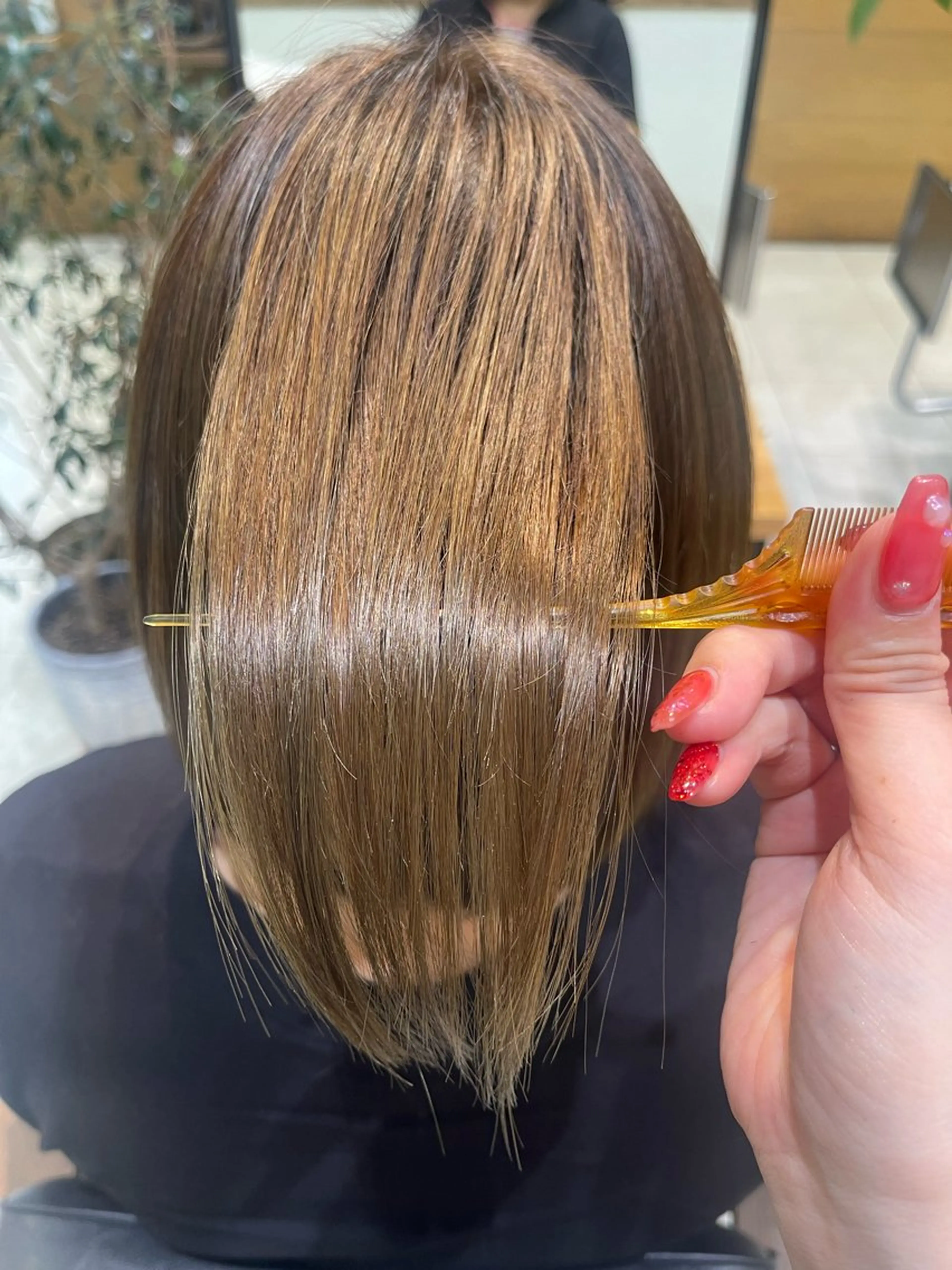 🔥新規様1日3名限定メニュー🔥（似合わせカット➕頭皮に付けないカラー➕シャンプー➕髪質改善オージュアトリートメント）の写真