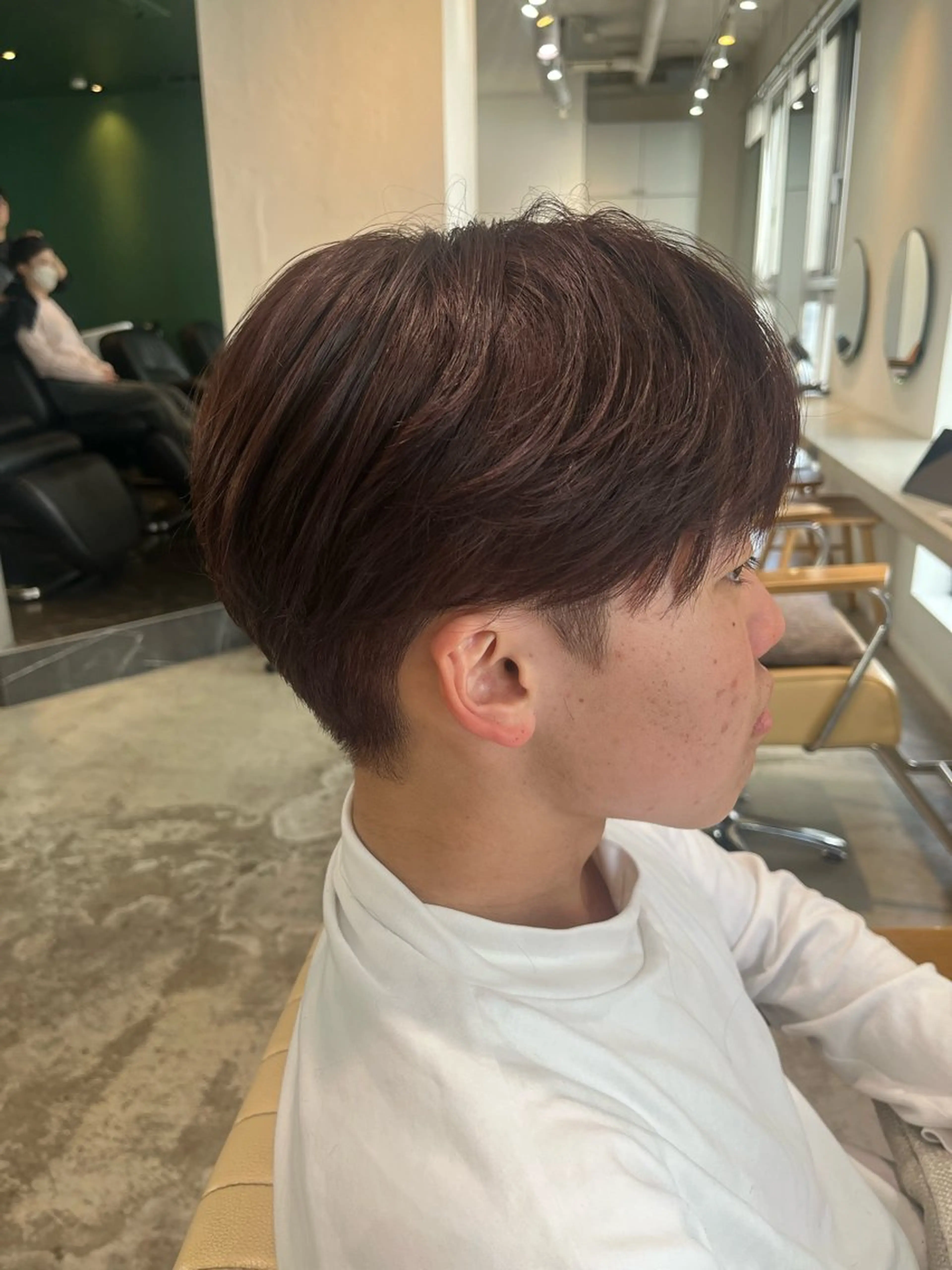 ショート メンズ カット センターパート職人 柏/メンズ/ ハルキのヘアスタイル