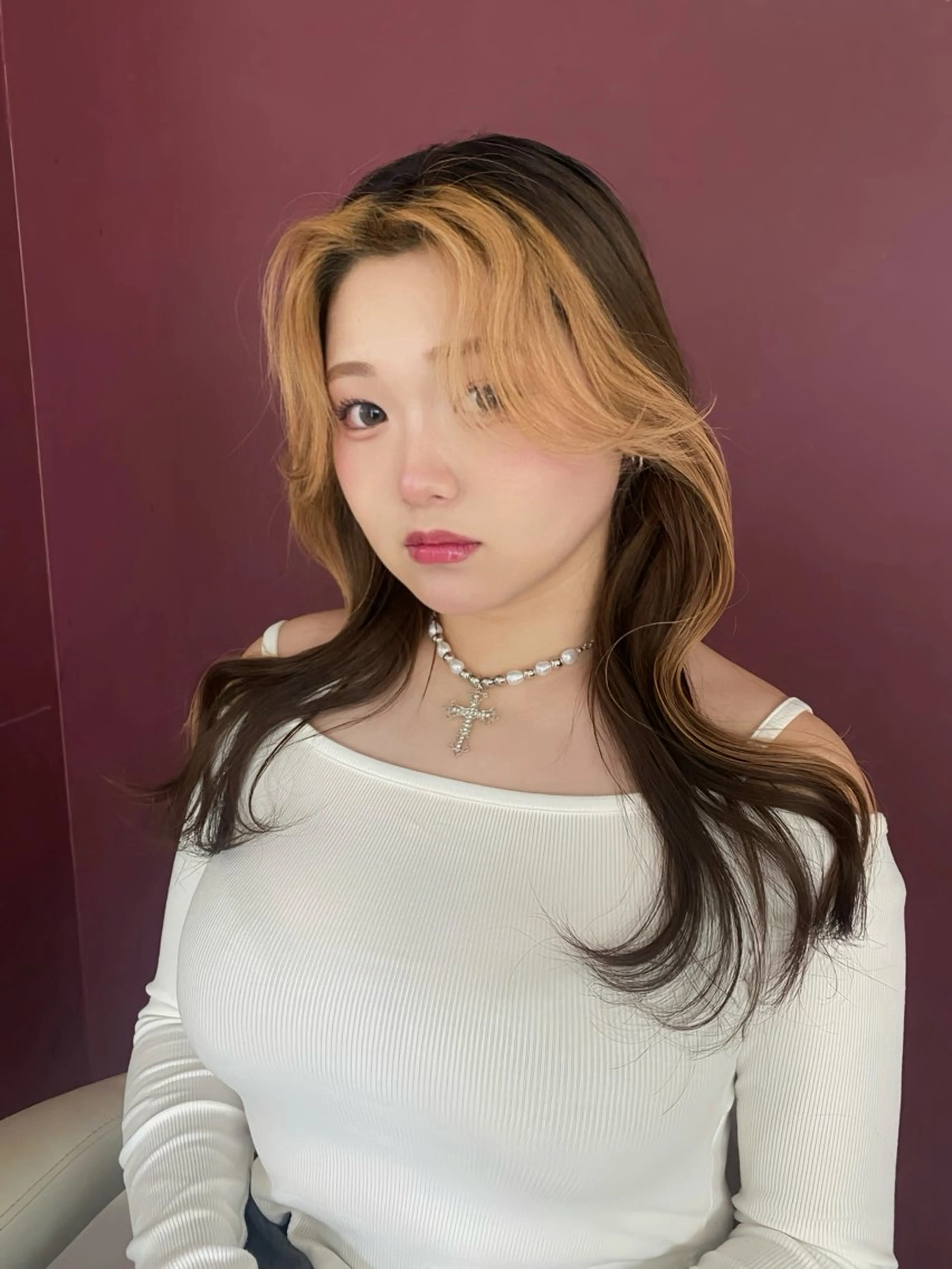 ロング カラー 美白透明感カラー 🤍／kazukiのヘアスタイル