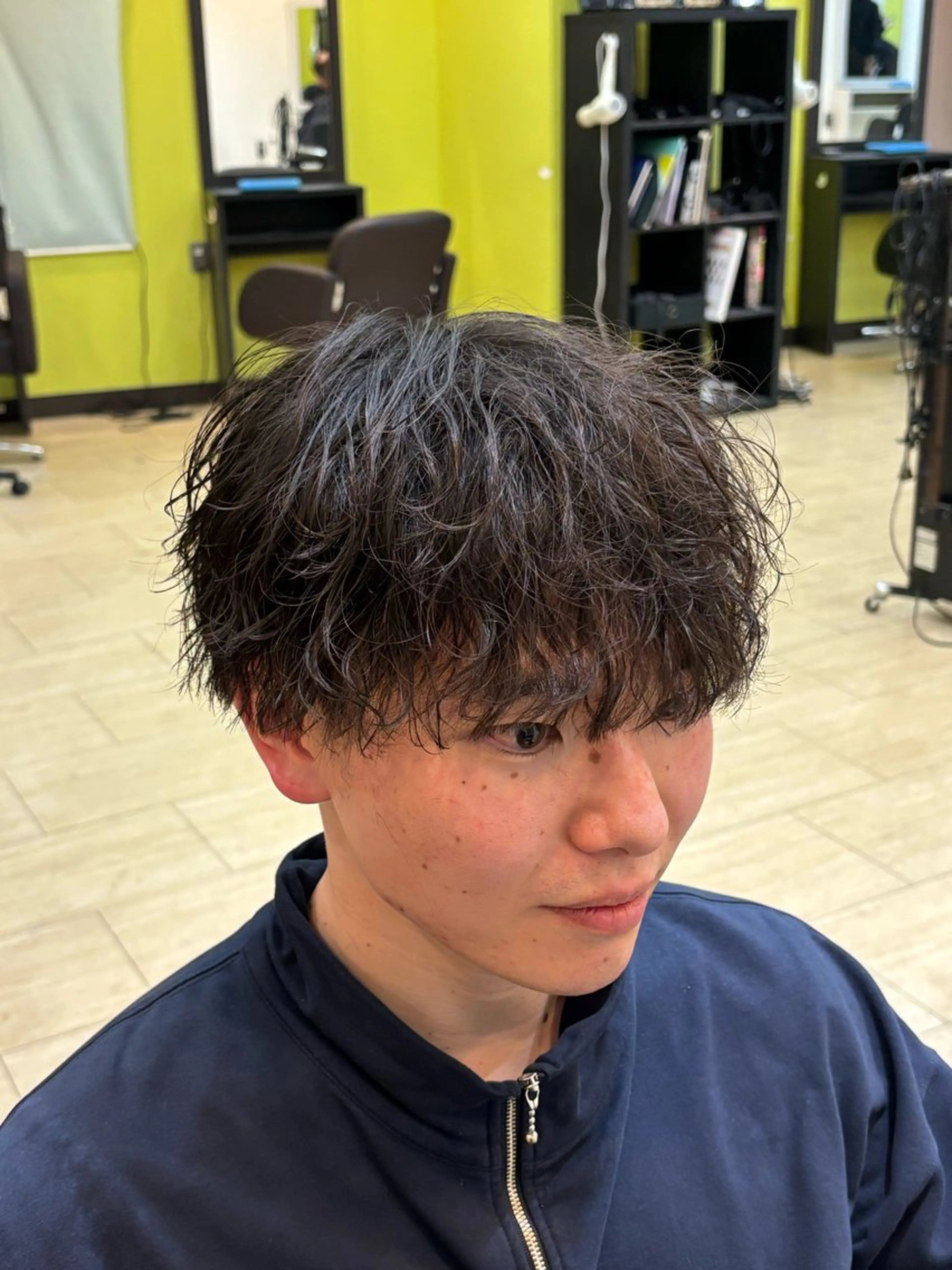 ショート カラー パーマ カット パーマ ✂️メンズ特化✂️ 神田のヘアスタイル