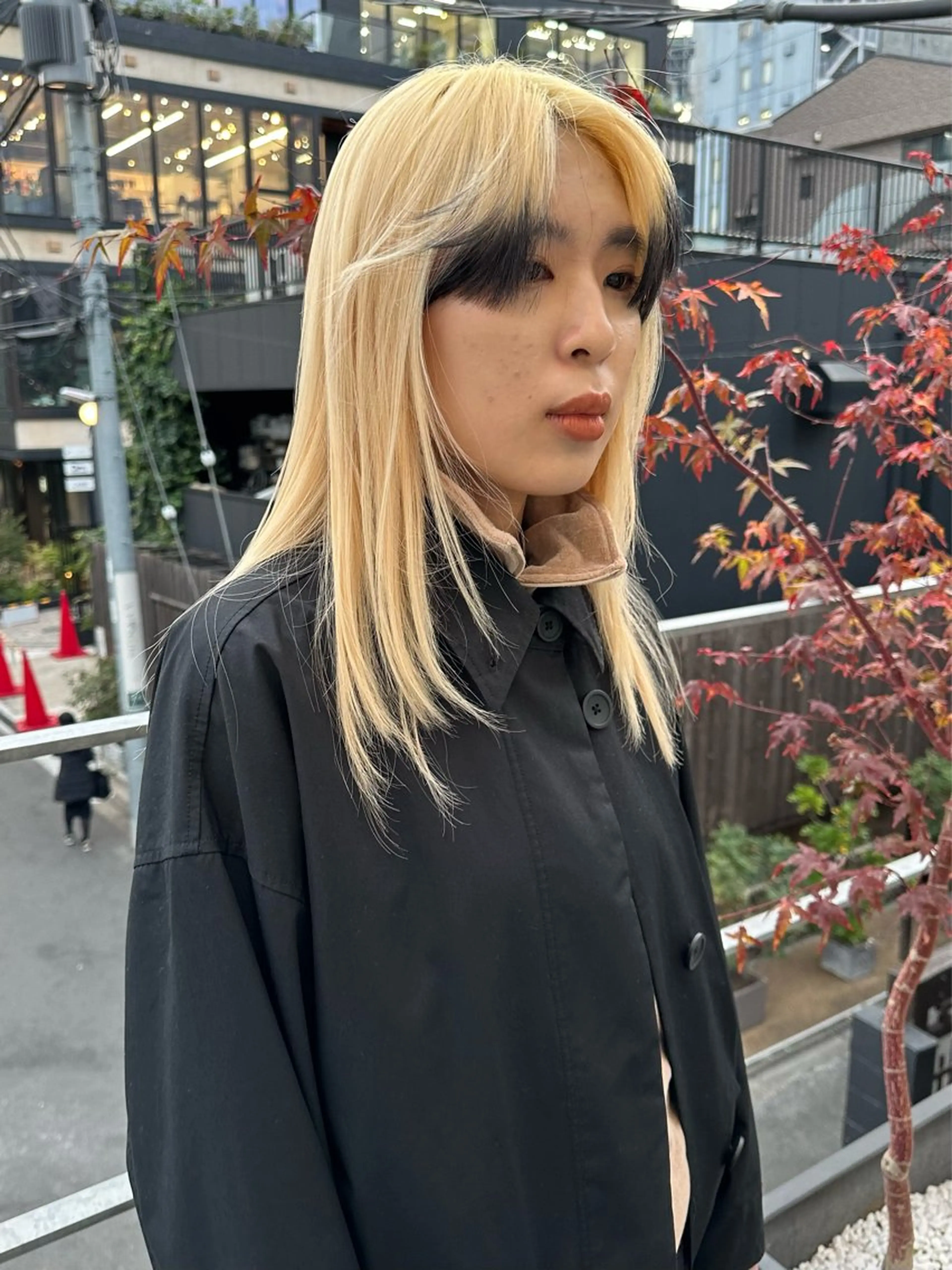 ミディアム カラー ボブ/似合わせカット /ニュアンスカラーのヘアスタイル