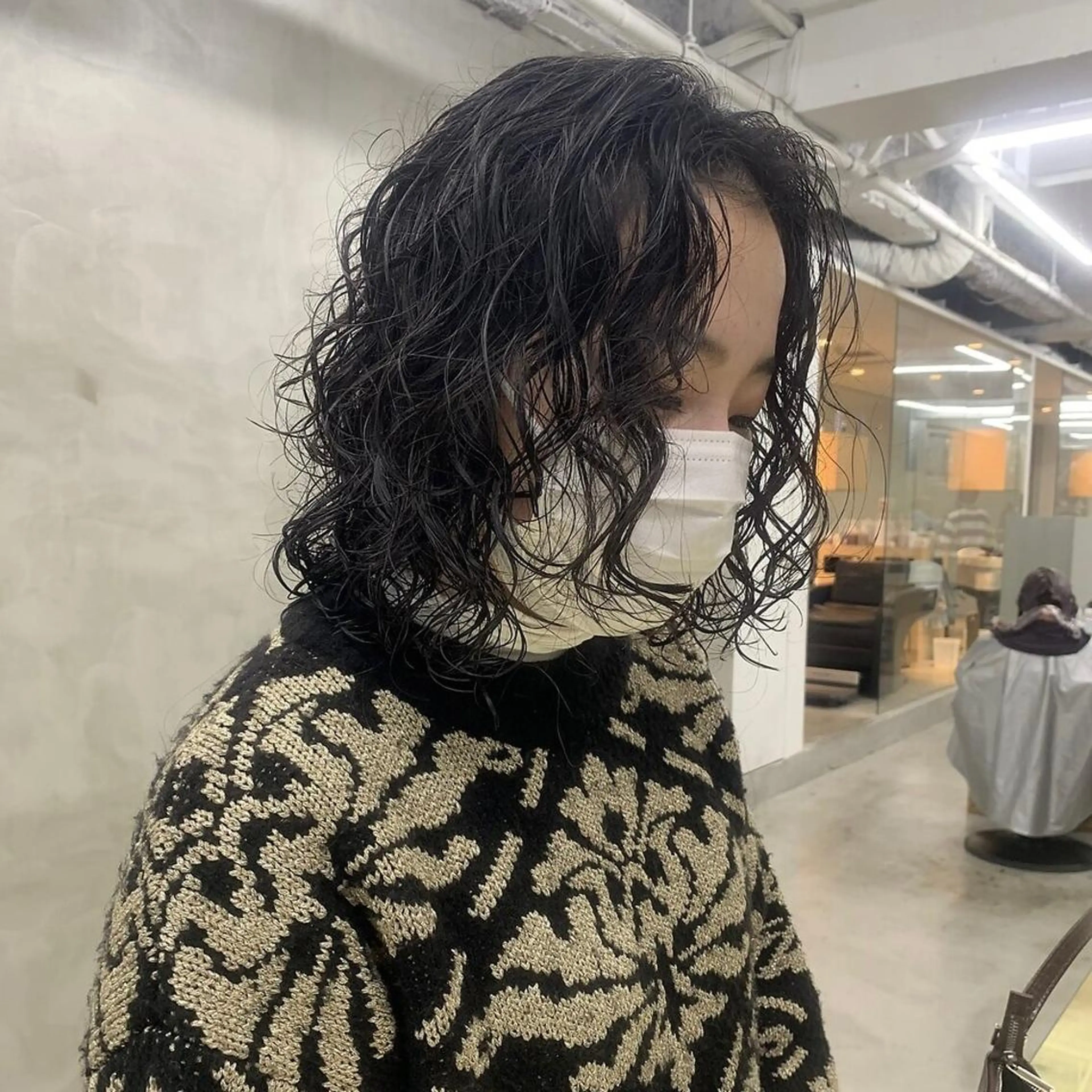 ミディアム カラー パーマ 無料カットモデル募集 🌱ひょうがのヘアスタイル