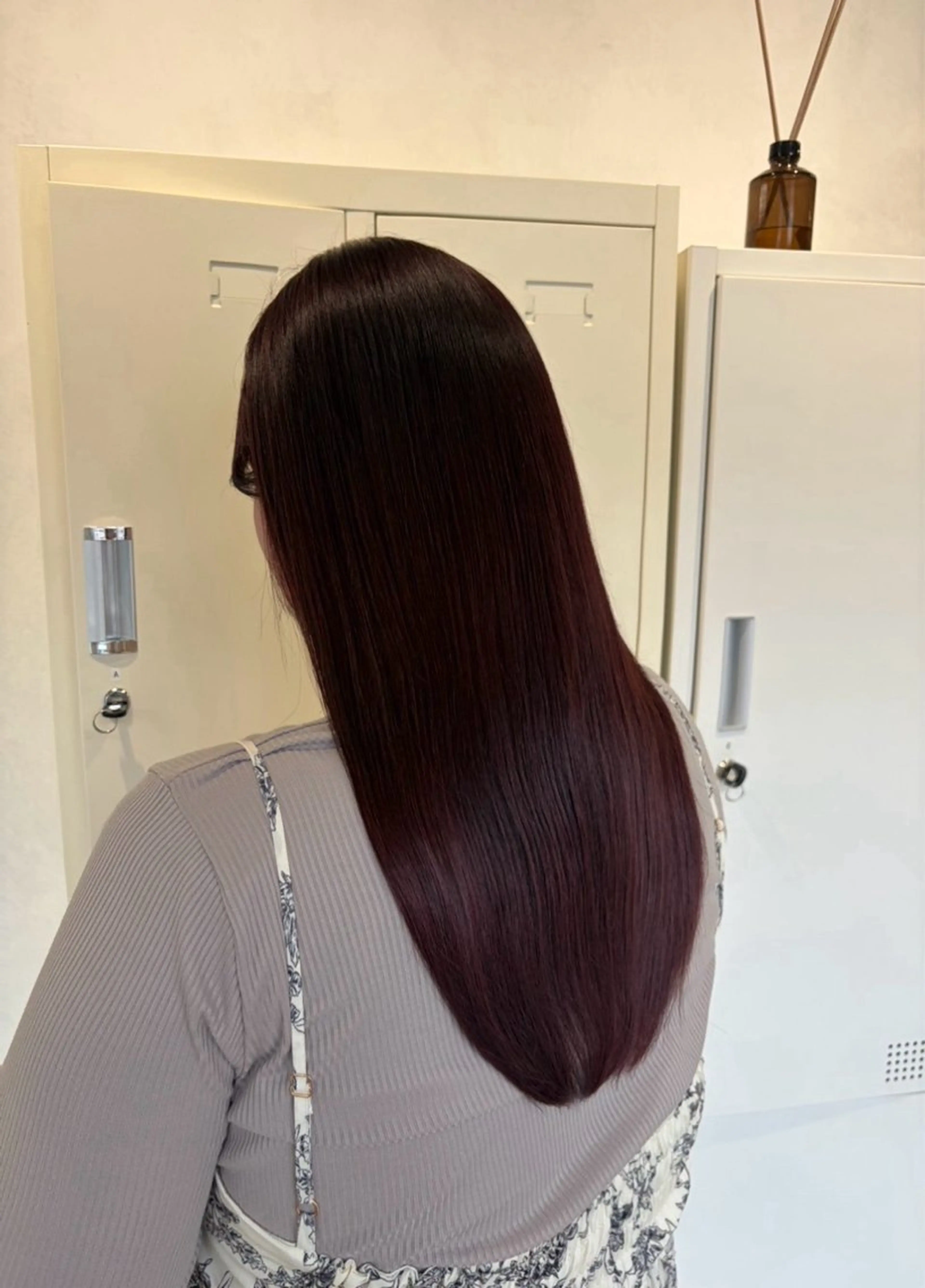 ロング ヘアカラー mihane fit hueのヘアスタイル