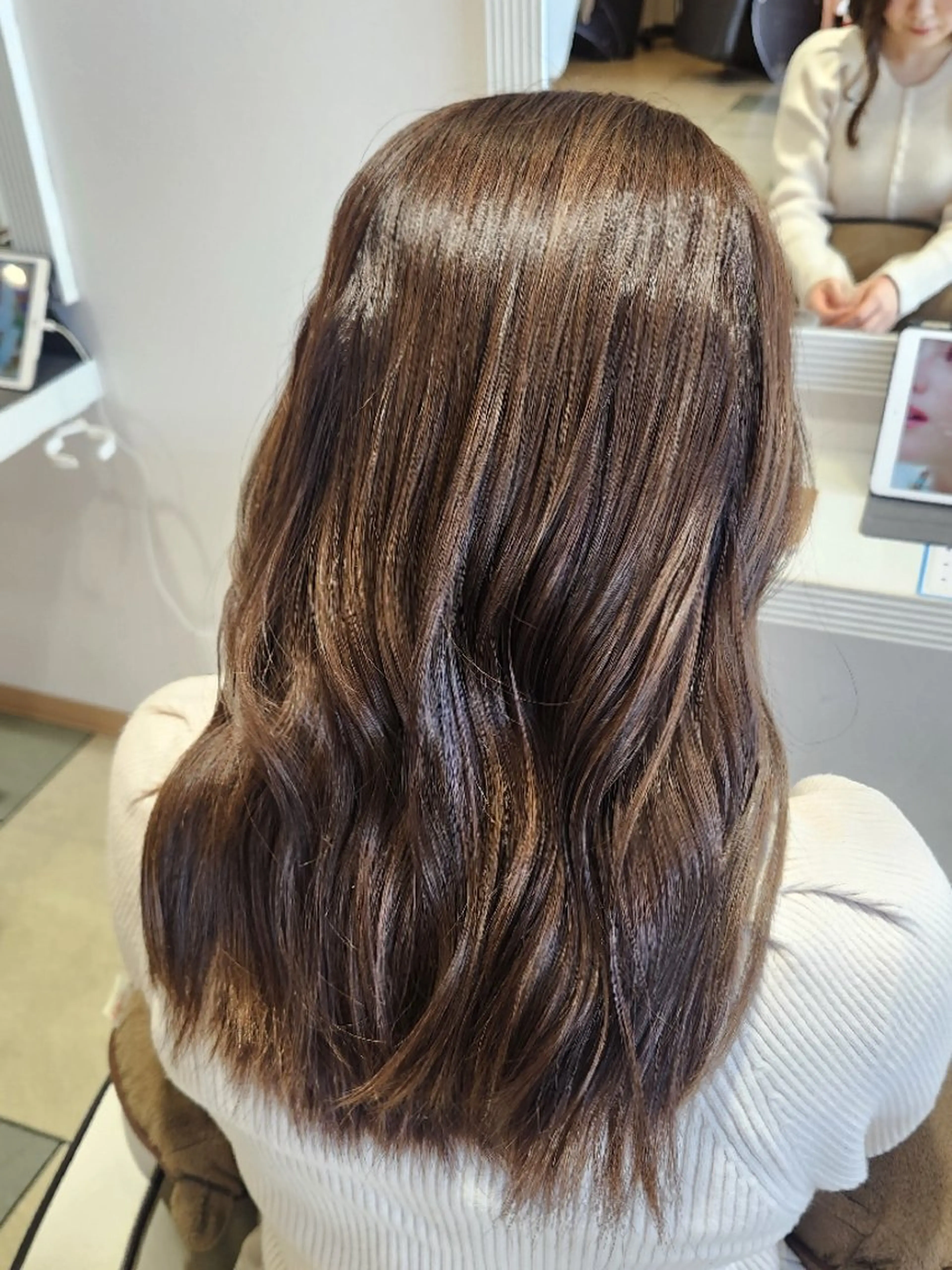 セミロング カラー 暖色カラー/髪質改善 /メンズ🧡莉南のヘアスタイル