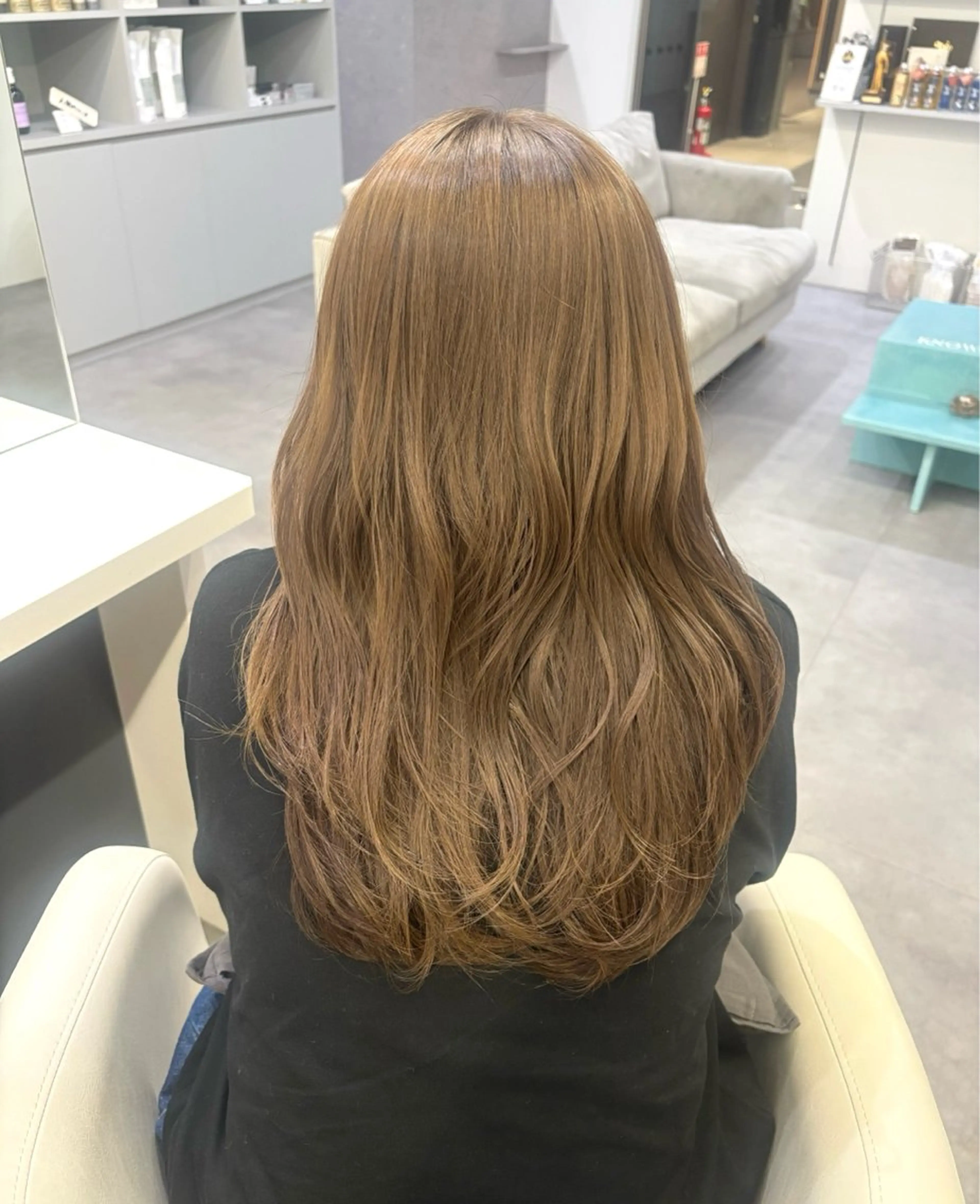 ロング カラーモデル募集/ 小山栞のヘアスタイル