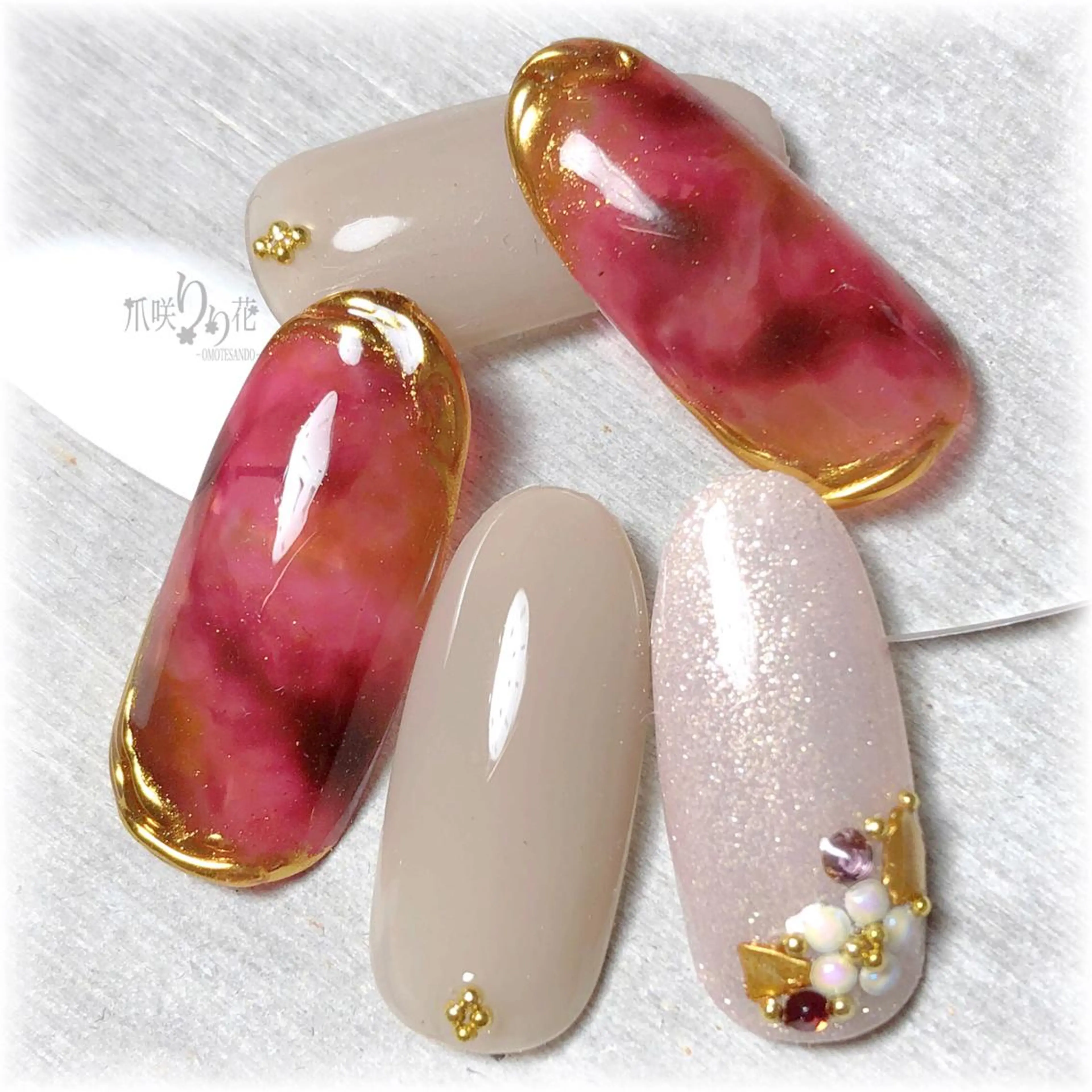 ネイル 爪咲 りり花のネイルデザイン