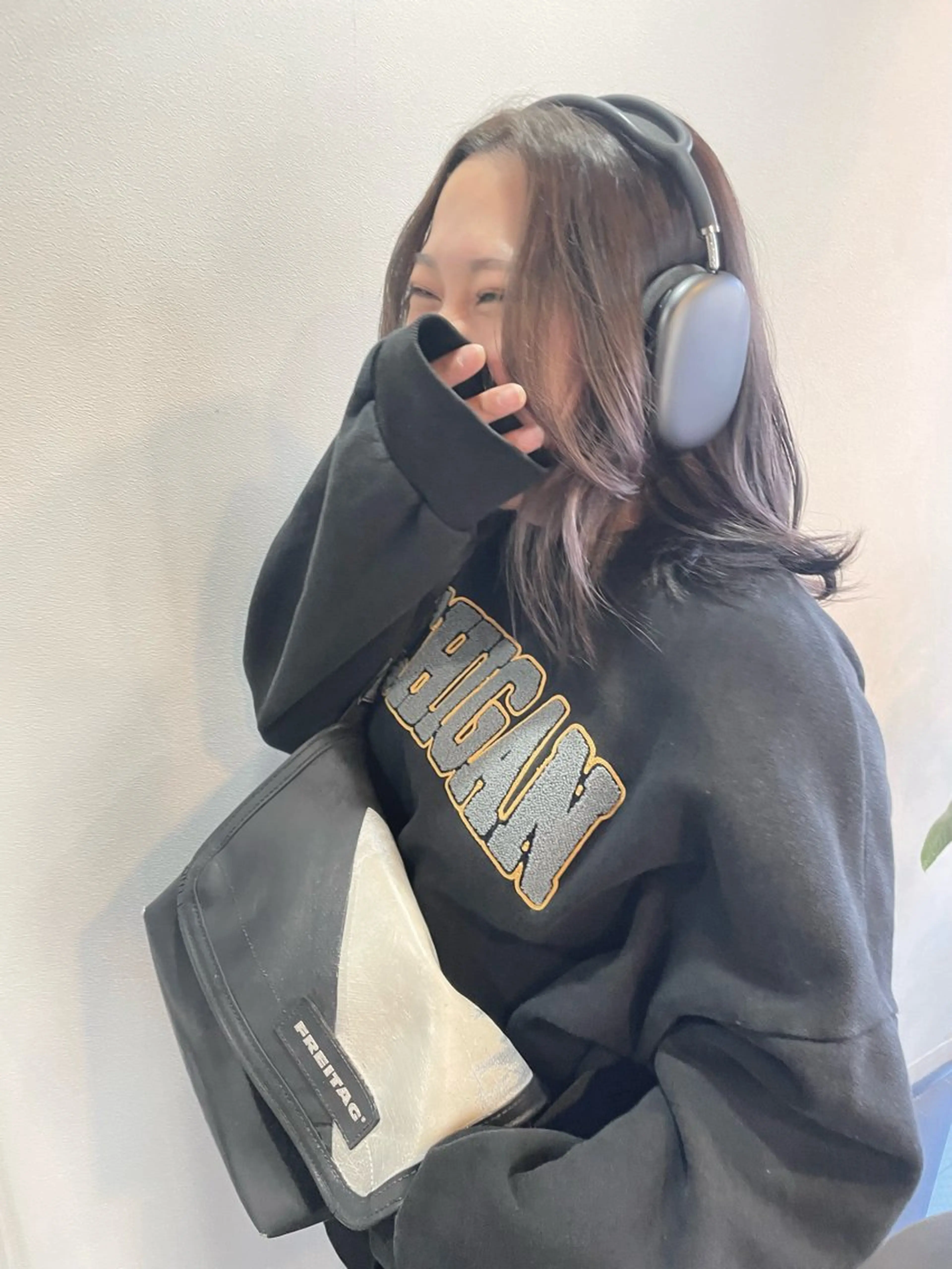 ミディアム カラー カーリーパーマ/ 透明ｶﾗｰ/MIKUのヘアスタイル