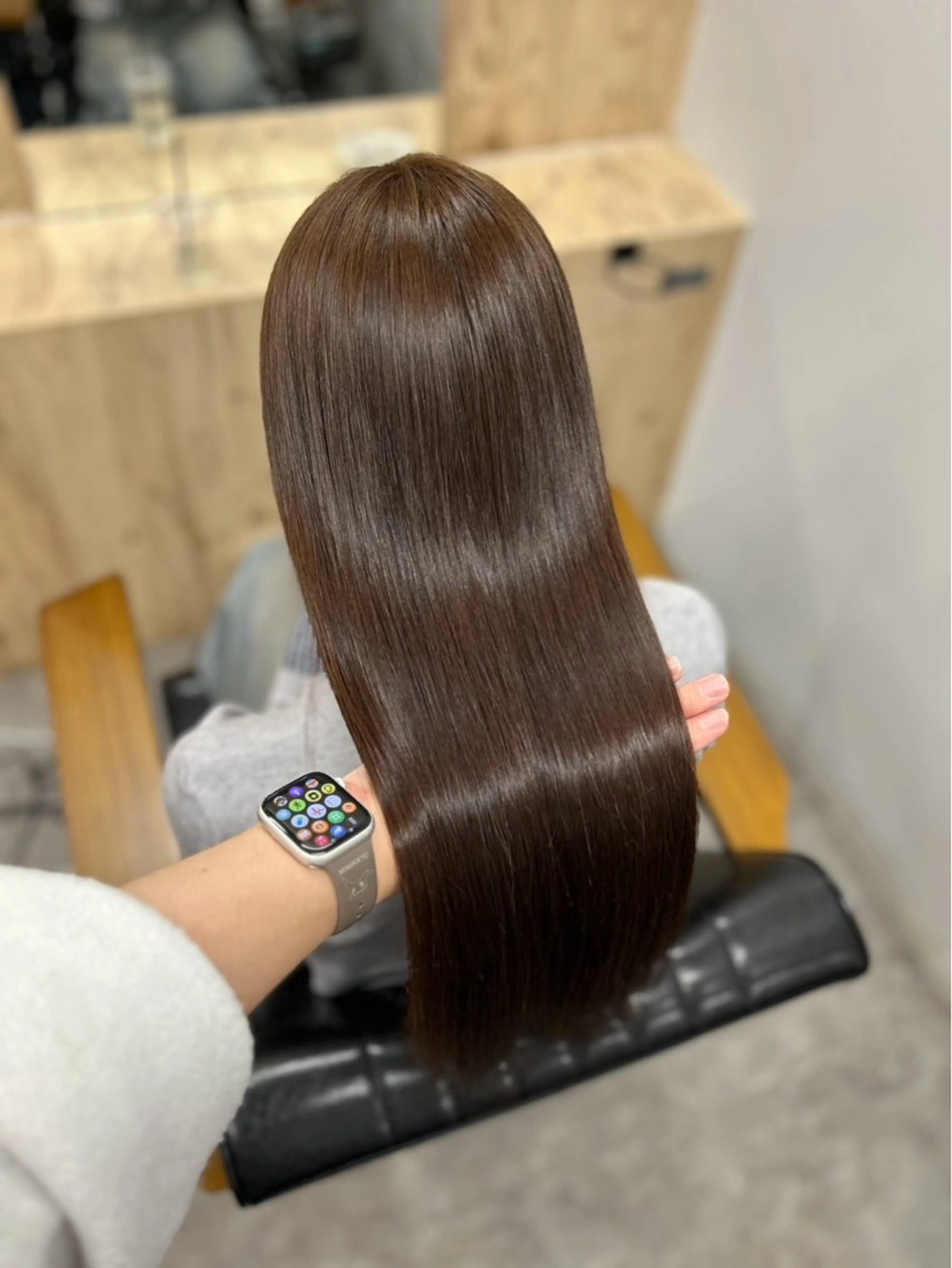 ロング 縮毛矯正 トリートメント 縮毛矯正/髪質改善 /nuup岩田のヘアスタイル