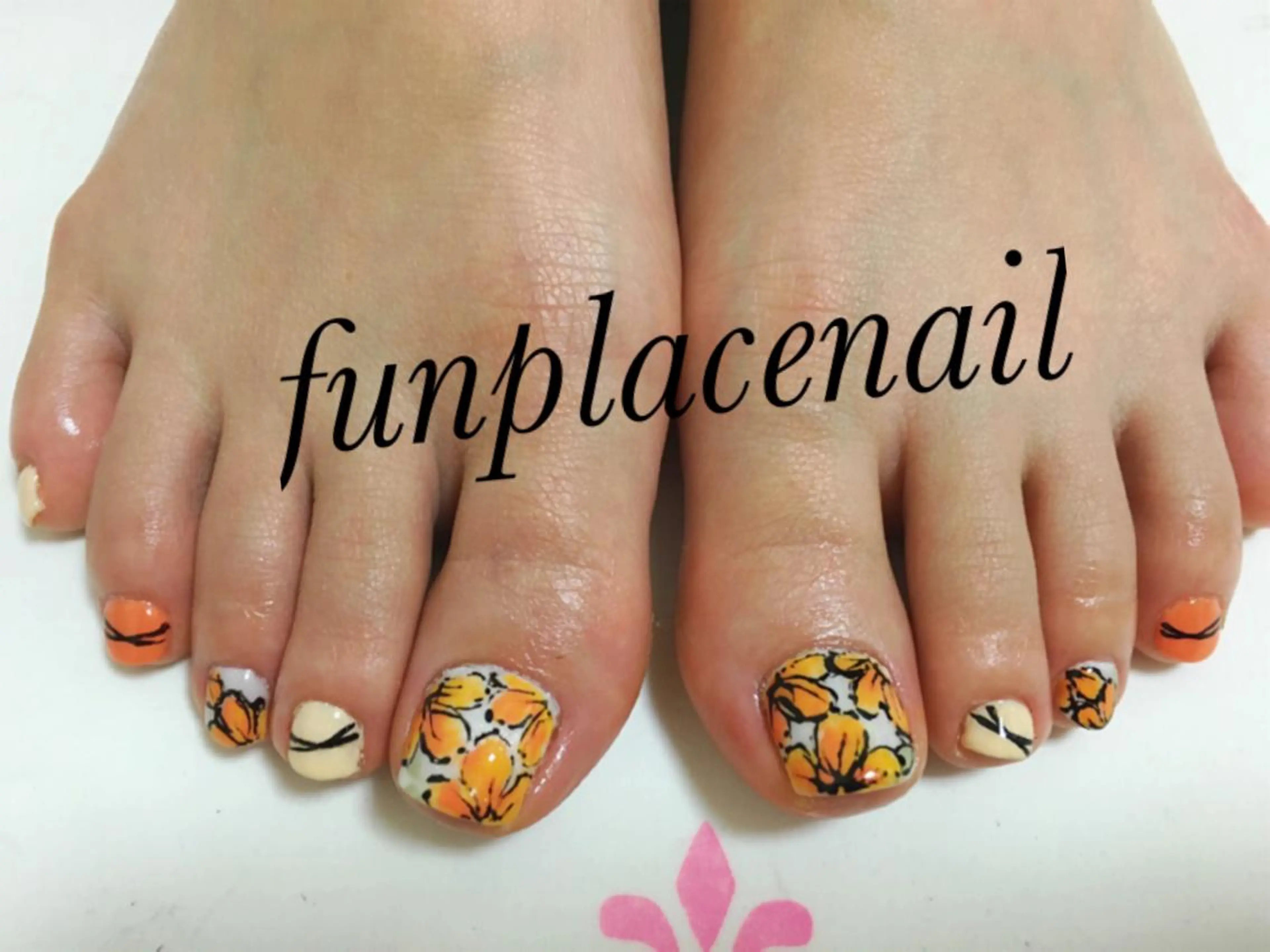 ショート ミディアム セミロング ロング カラー パーマ ヘアアレンジ メンズ キッズ ネイル まつエク アートネイル フットネイル nail salon&school felice所属・フェリーチェ瑞江店 新山のネイルデザイン