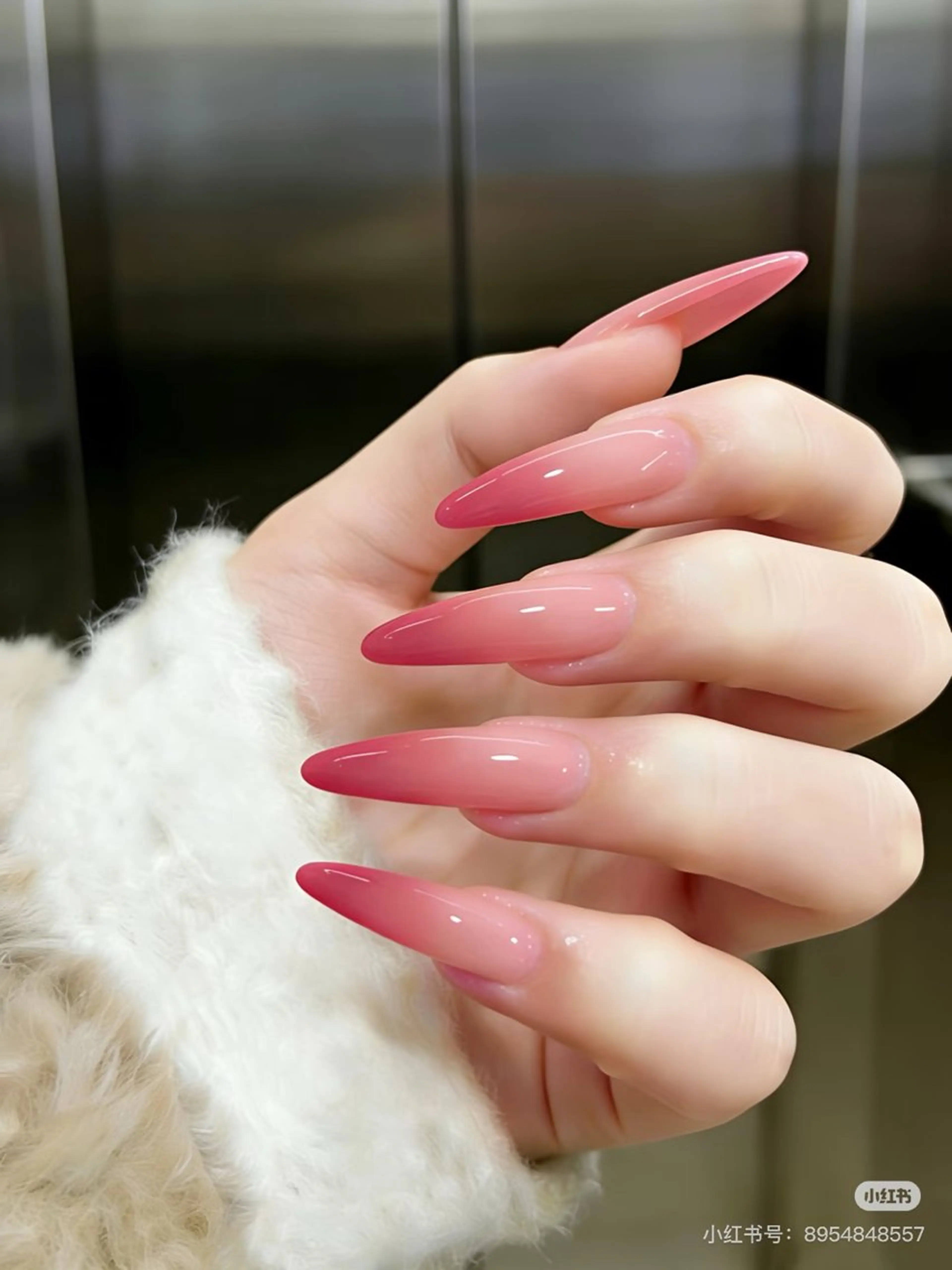 チップ長さ出しカラグラの写真