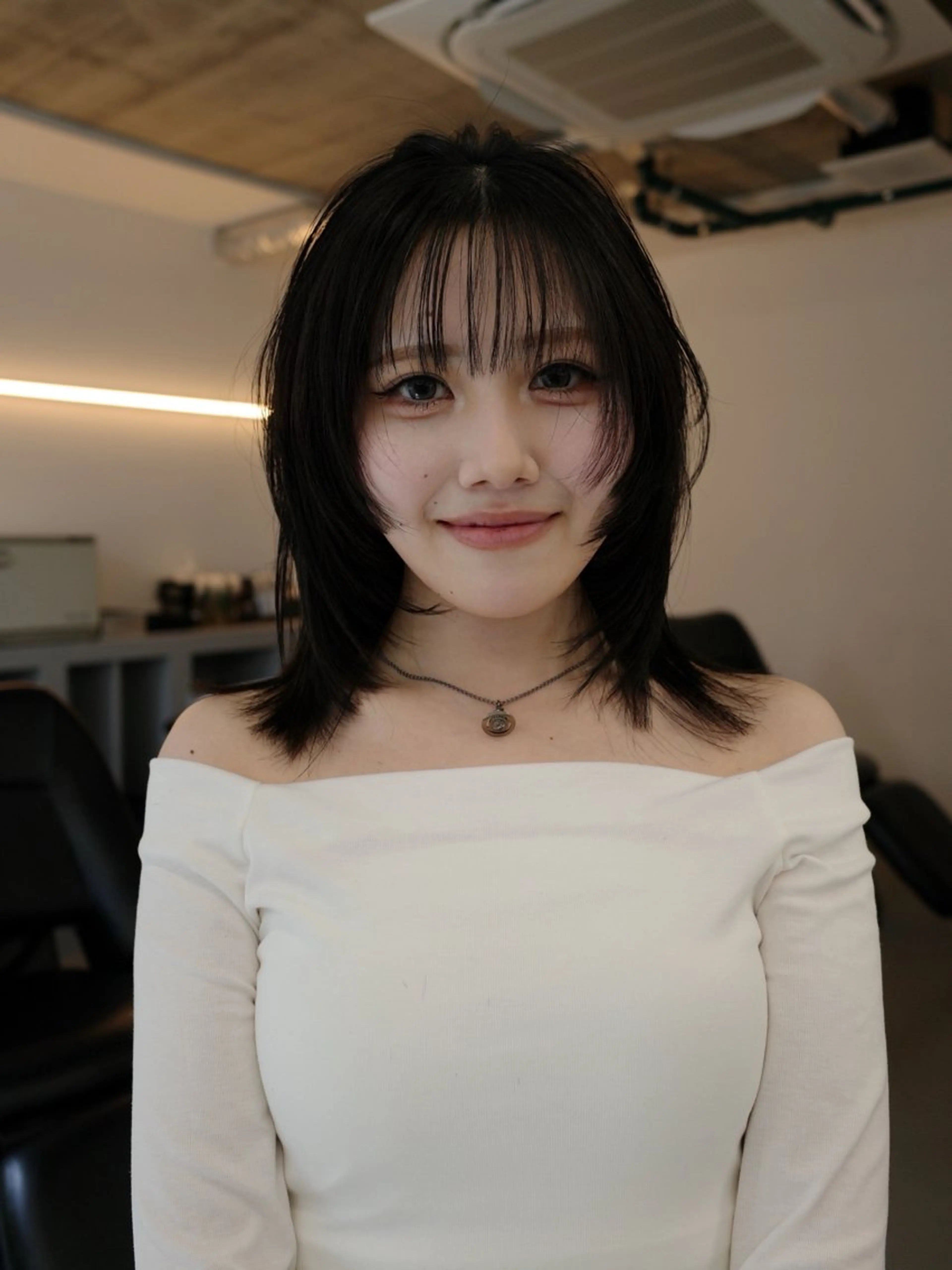 ミディアム レイヤーカット カット トリートメント tension 【テンション】のヘアスタイル