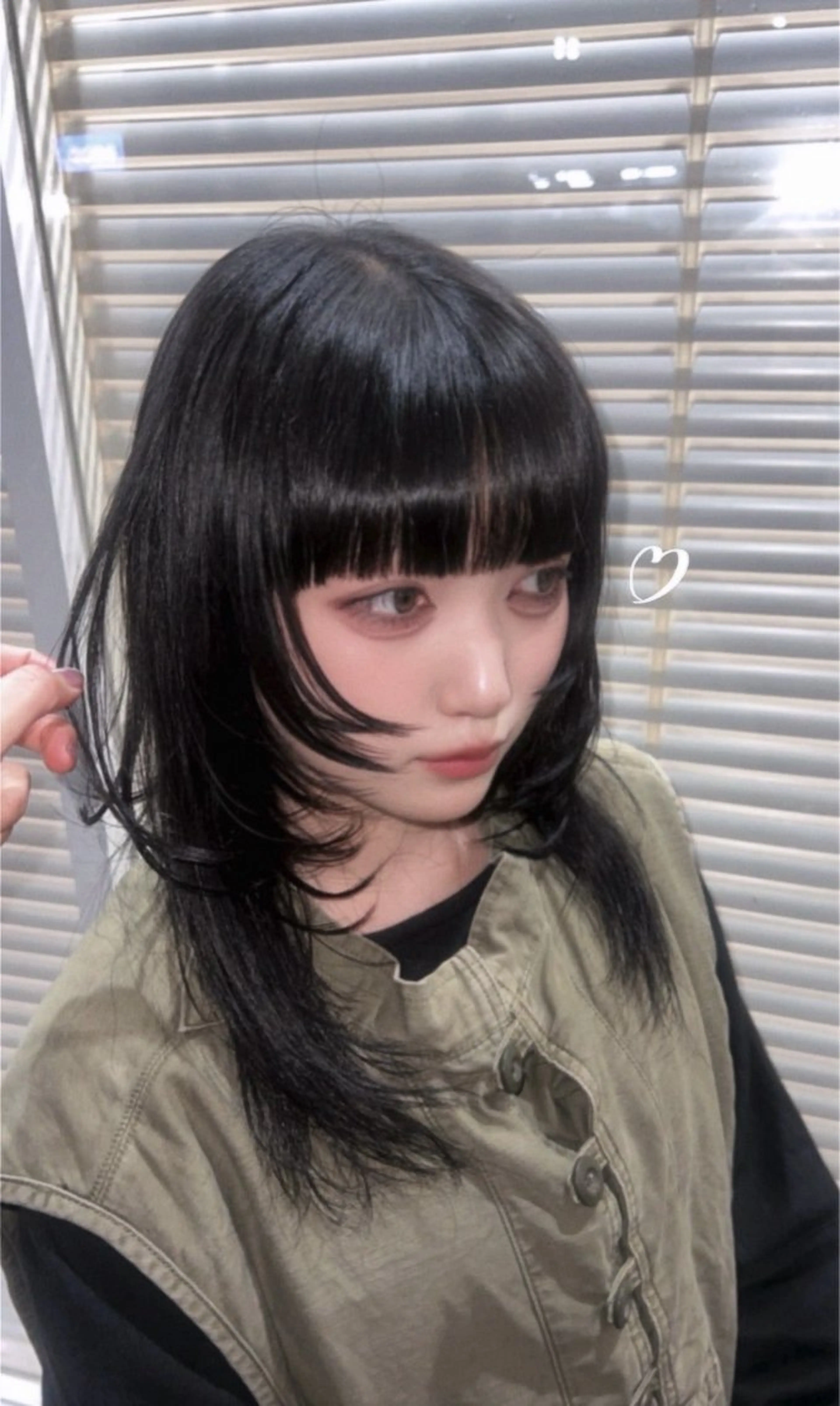 ワンカラー＋カットの写真