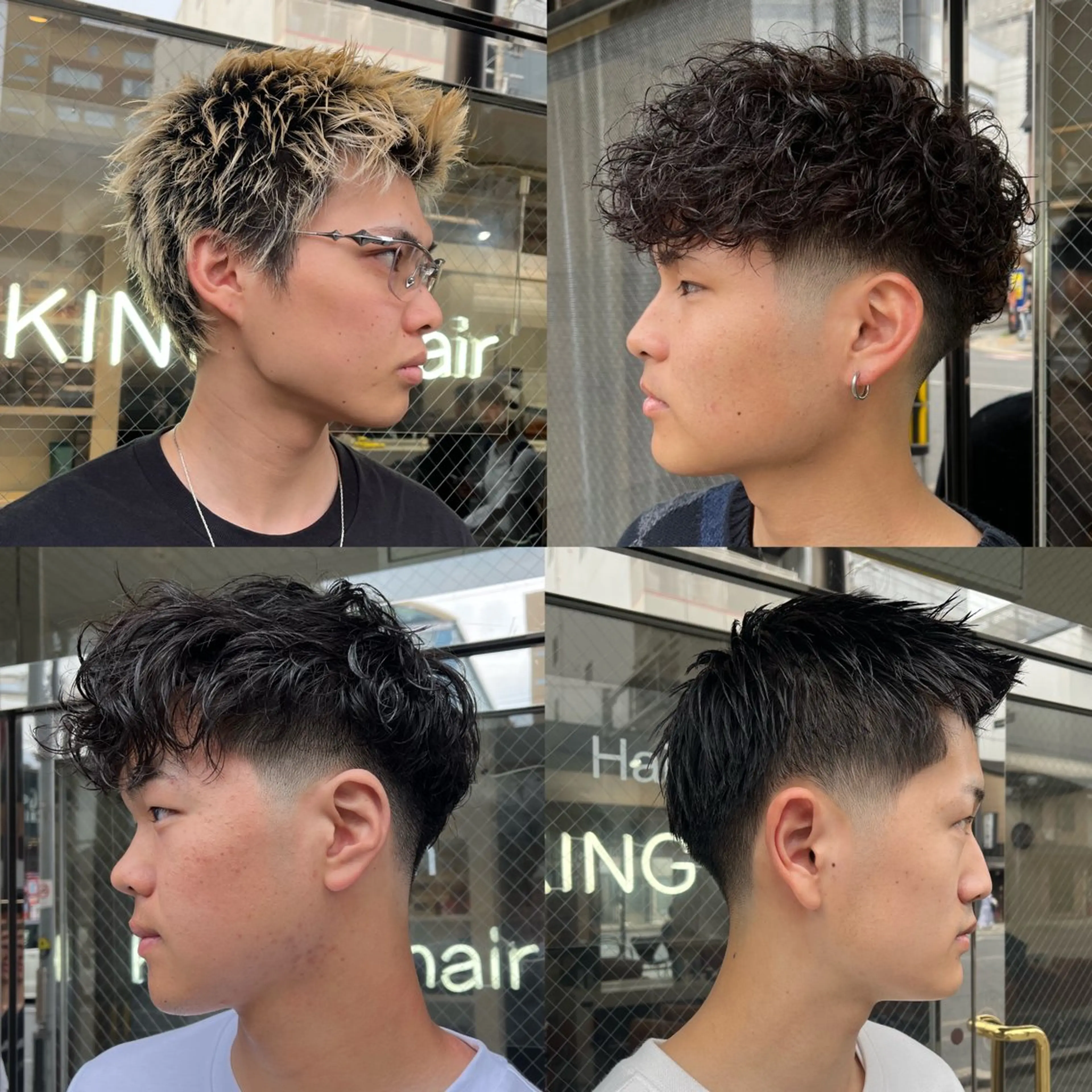 ショート パーマ メンズ 京都駅メンズカット/ パーマ/Keigoのヘアスタイル