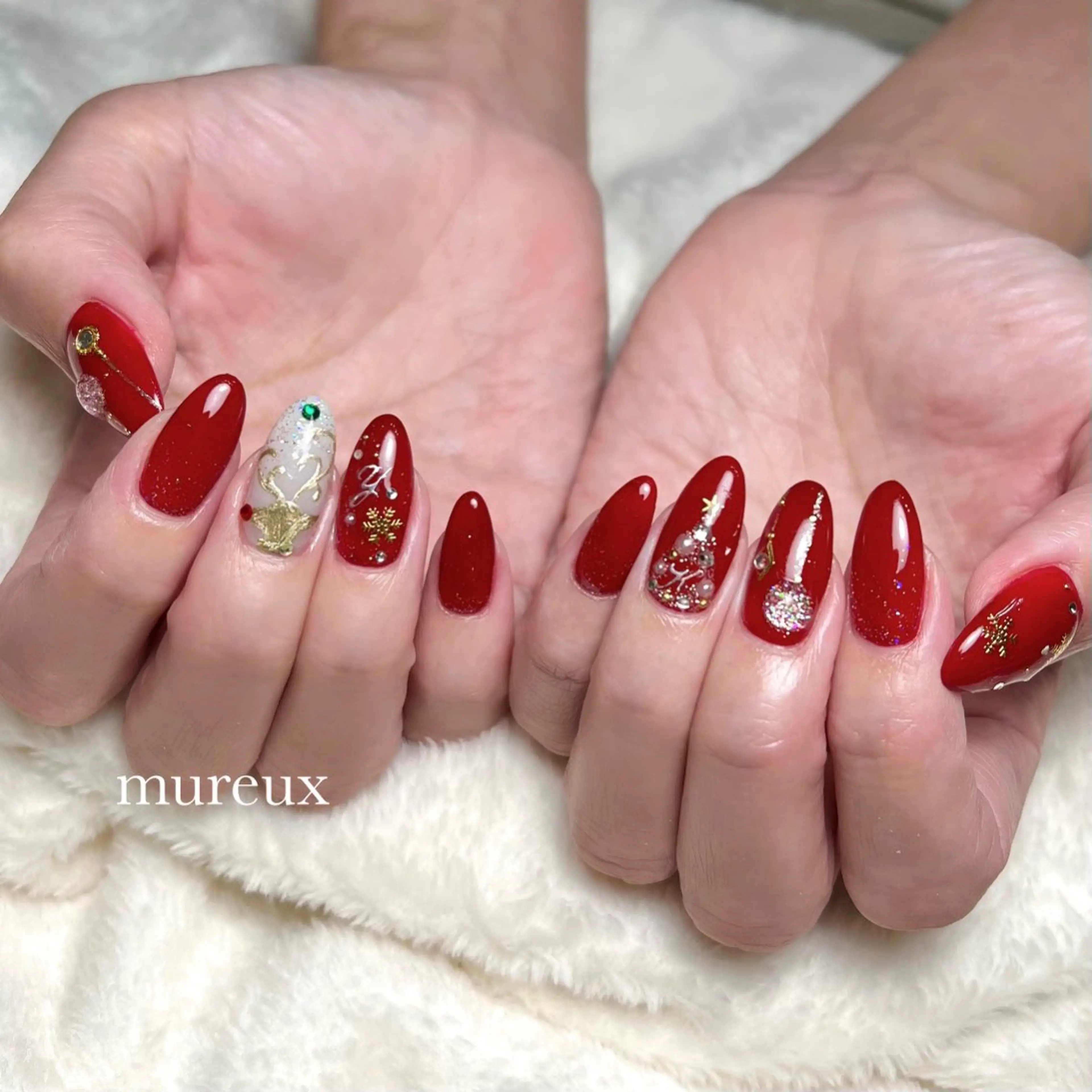 ネイル ハンドネイル mureux ∵ayakaのネイルデザイン