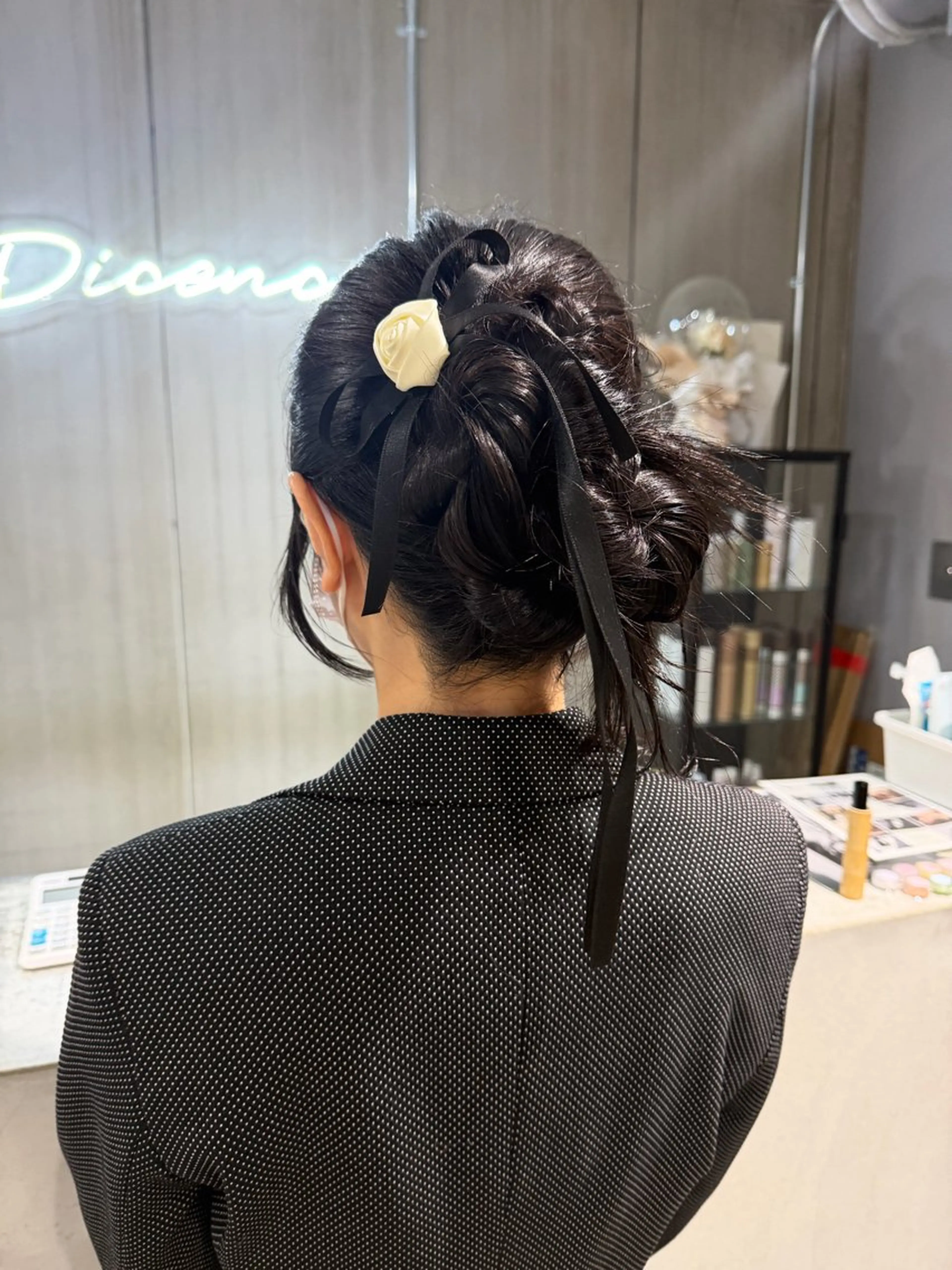 ロング ヘアアレンジ ヘアセット ヨシオカ マオのヘアスタイル
