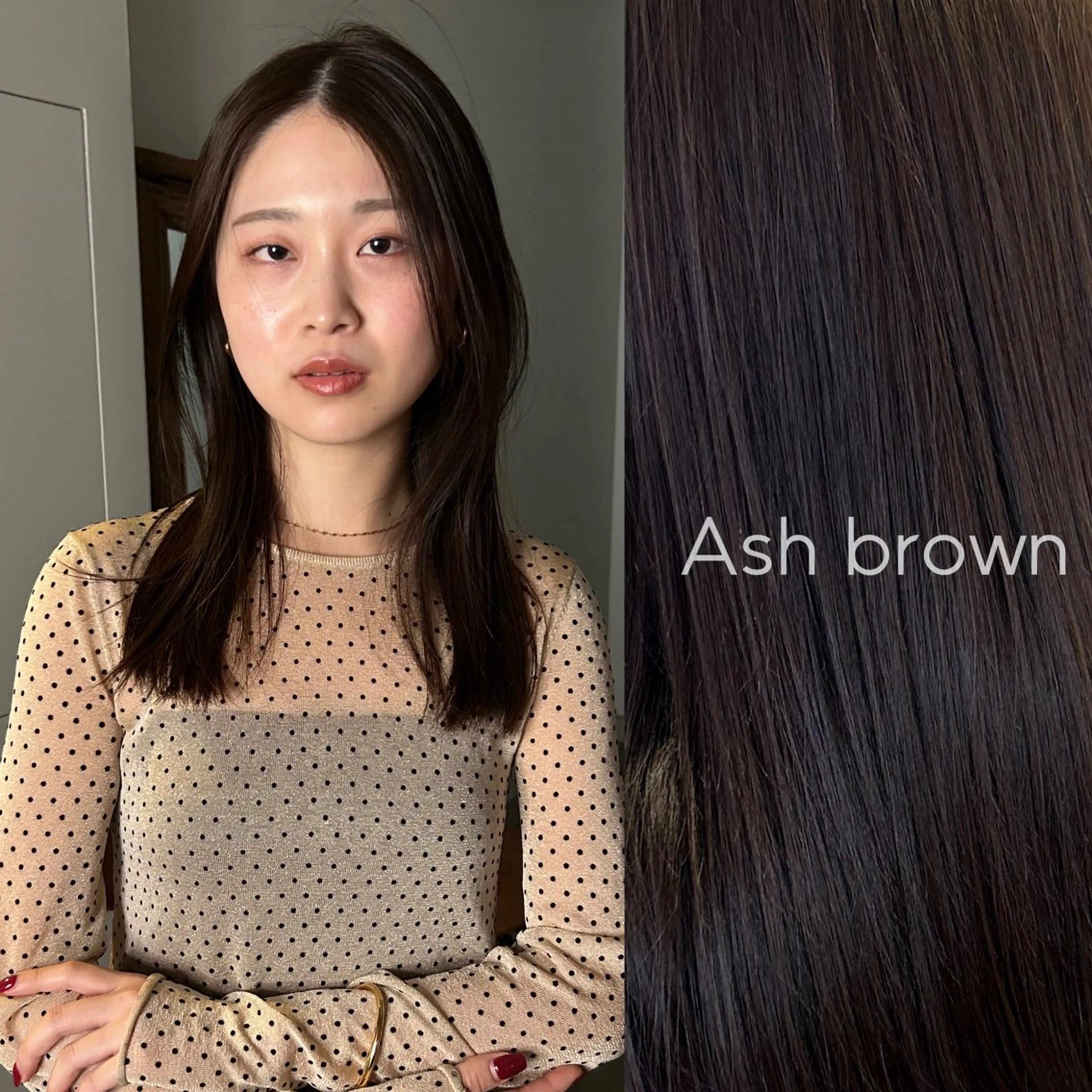 🛁似合わせカット＋透け感アッシュカラー＋2stepトリートメントの写真