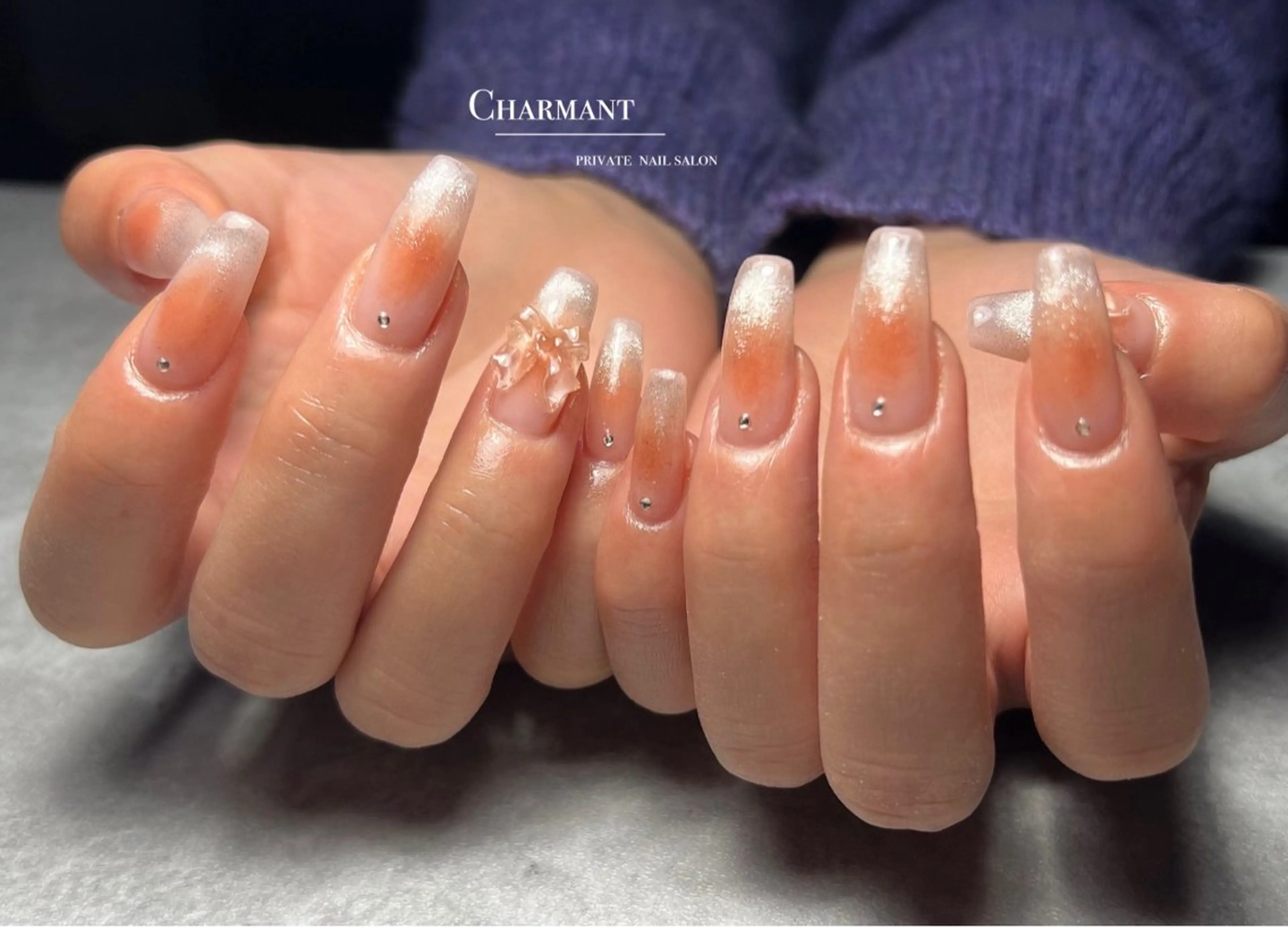 ネイル ハンドネイル Minako 【Charmant】のネイルデザイン