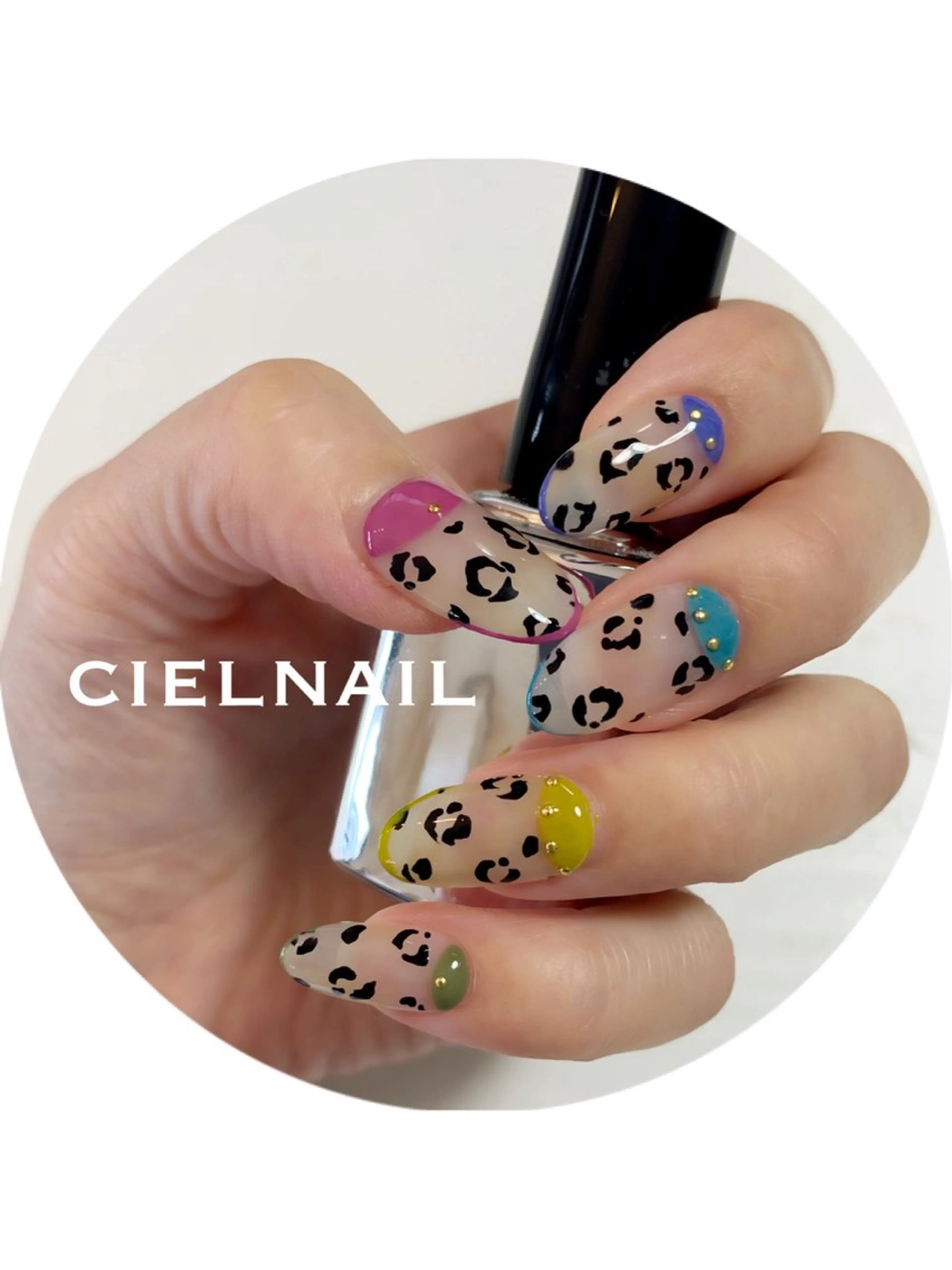 セミロング cielnail 祇園のネイルデザイン