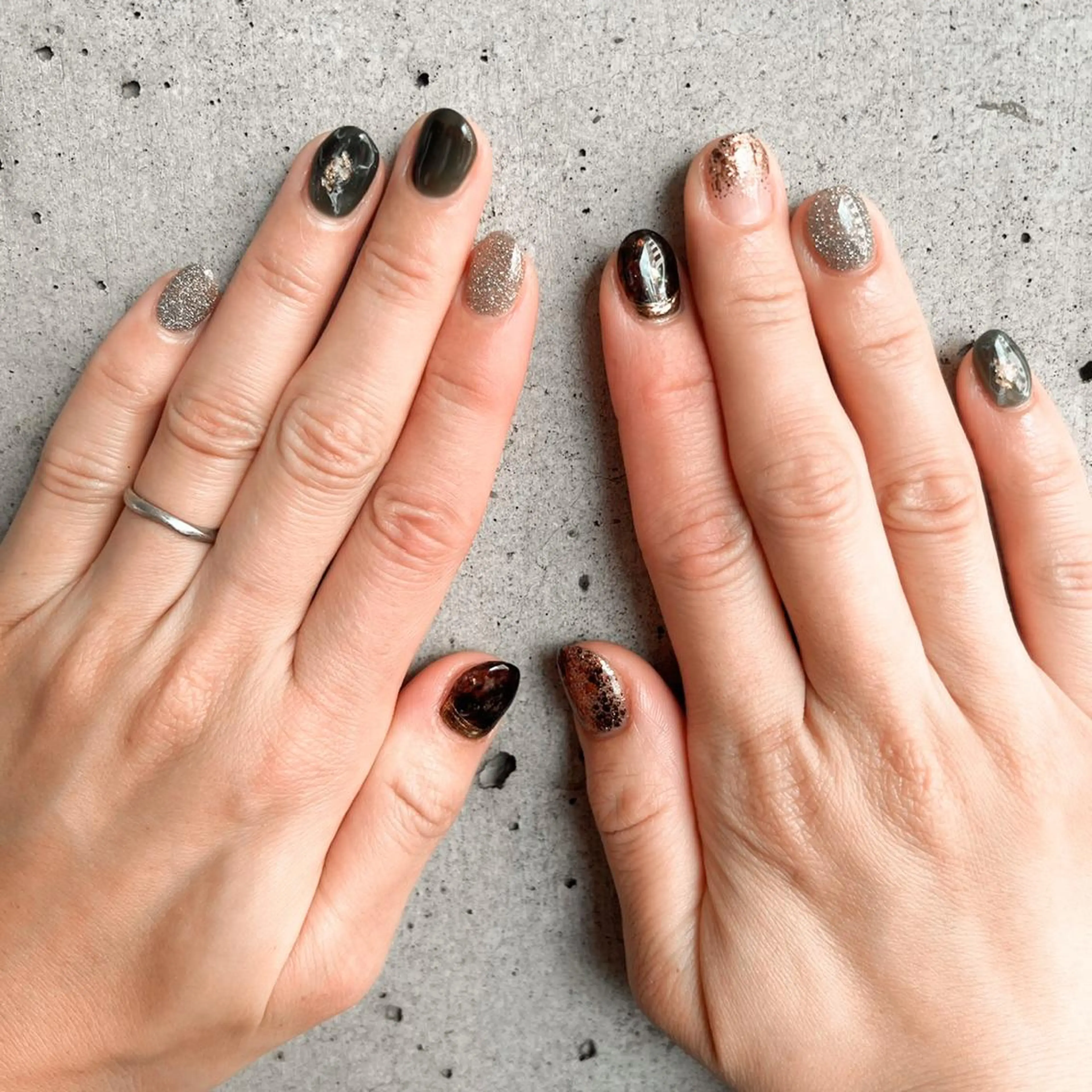 ネイル ハンドネイル 長谷川 奈緒美のネイルデザイン