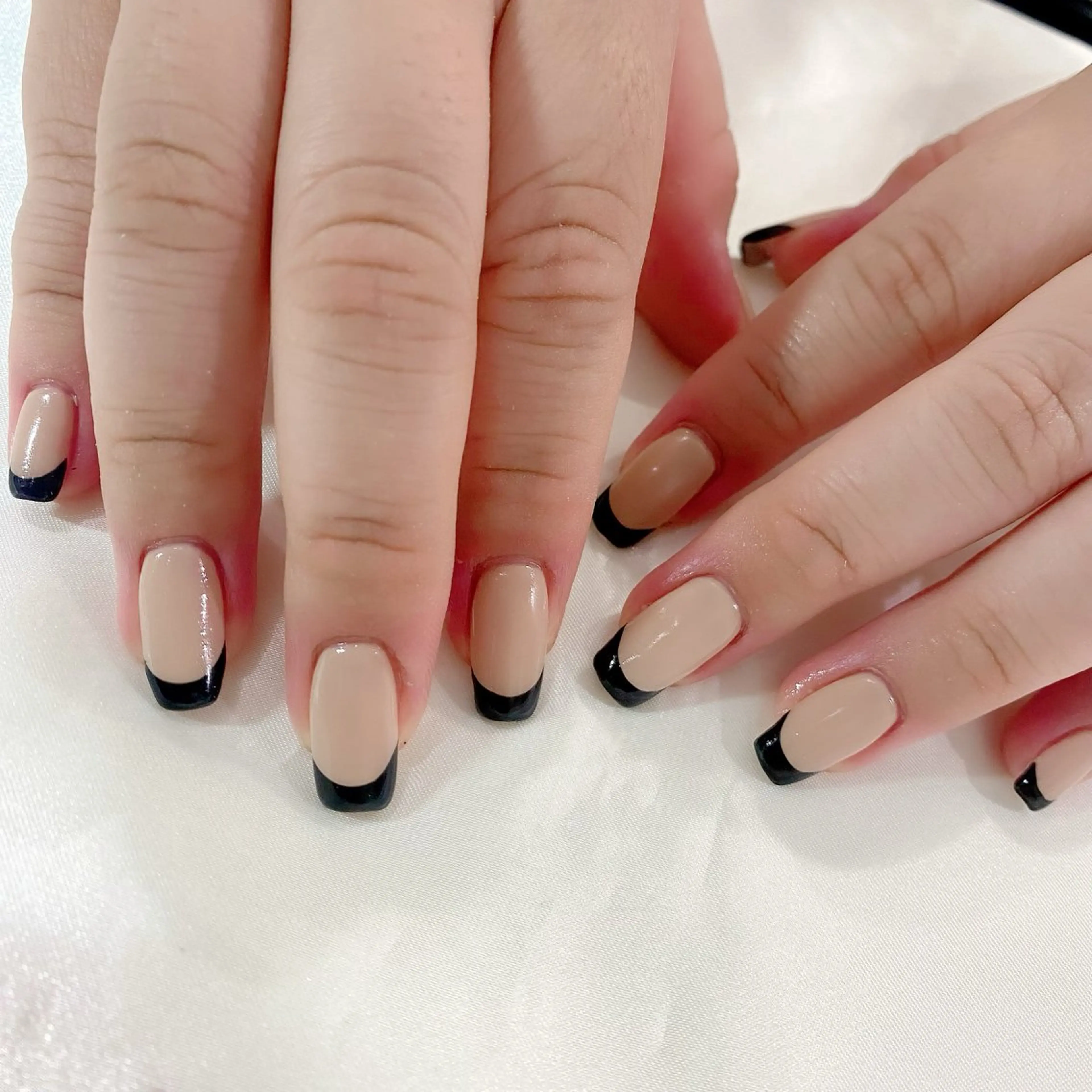 ネイル フレンチネイル スクエアネイル ハンドネイル Salon Ｋのネイルデザイン