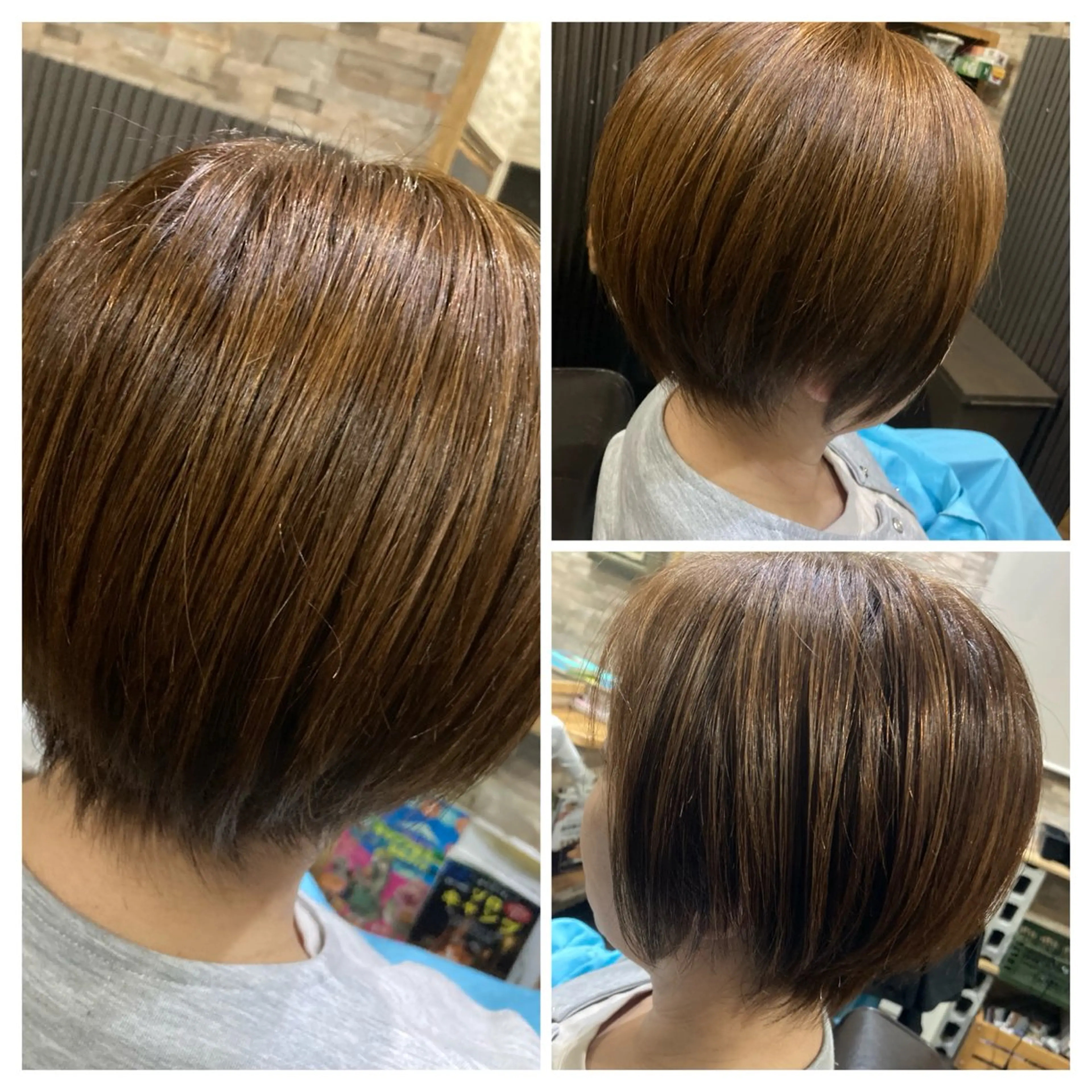 ショート カラー さろん どぷてぃのヘアスタイル