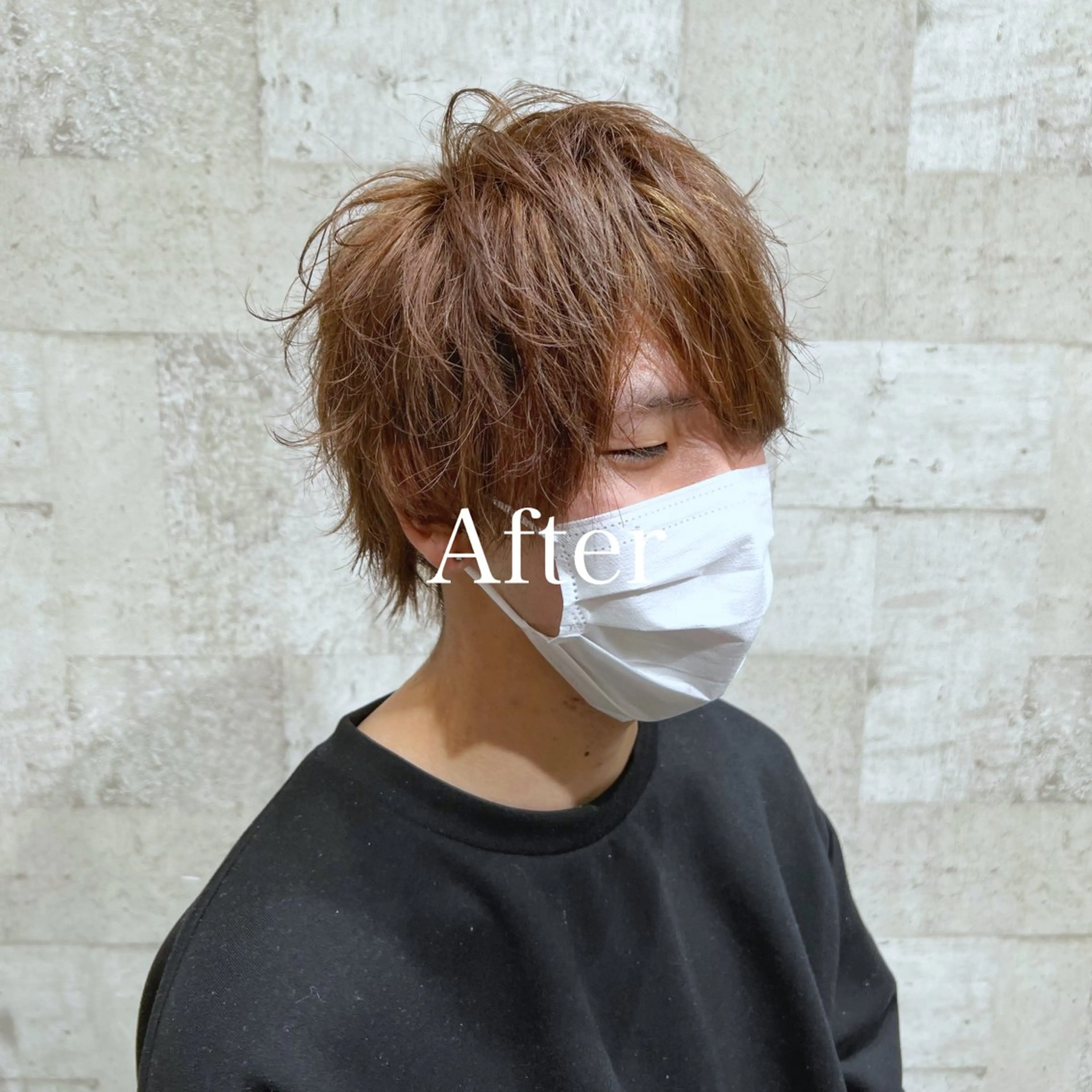 ショート カラー メンズ レディースヘア💫 加藤たいが🐯のヘアスタイル