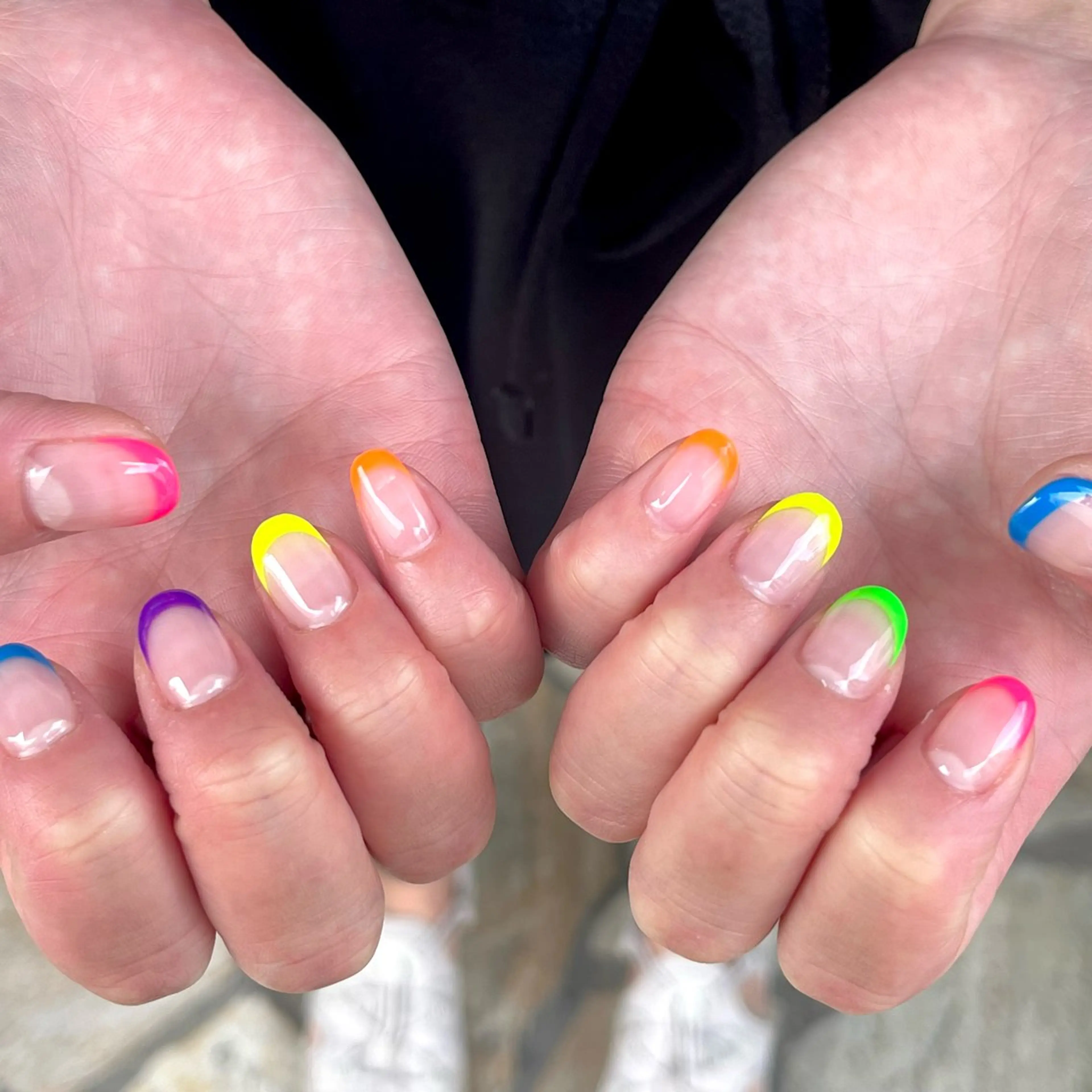 ネイル フレンチネイル 坂口 莉愛のネイルデザイン