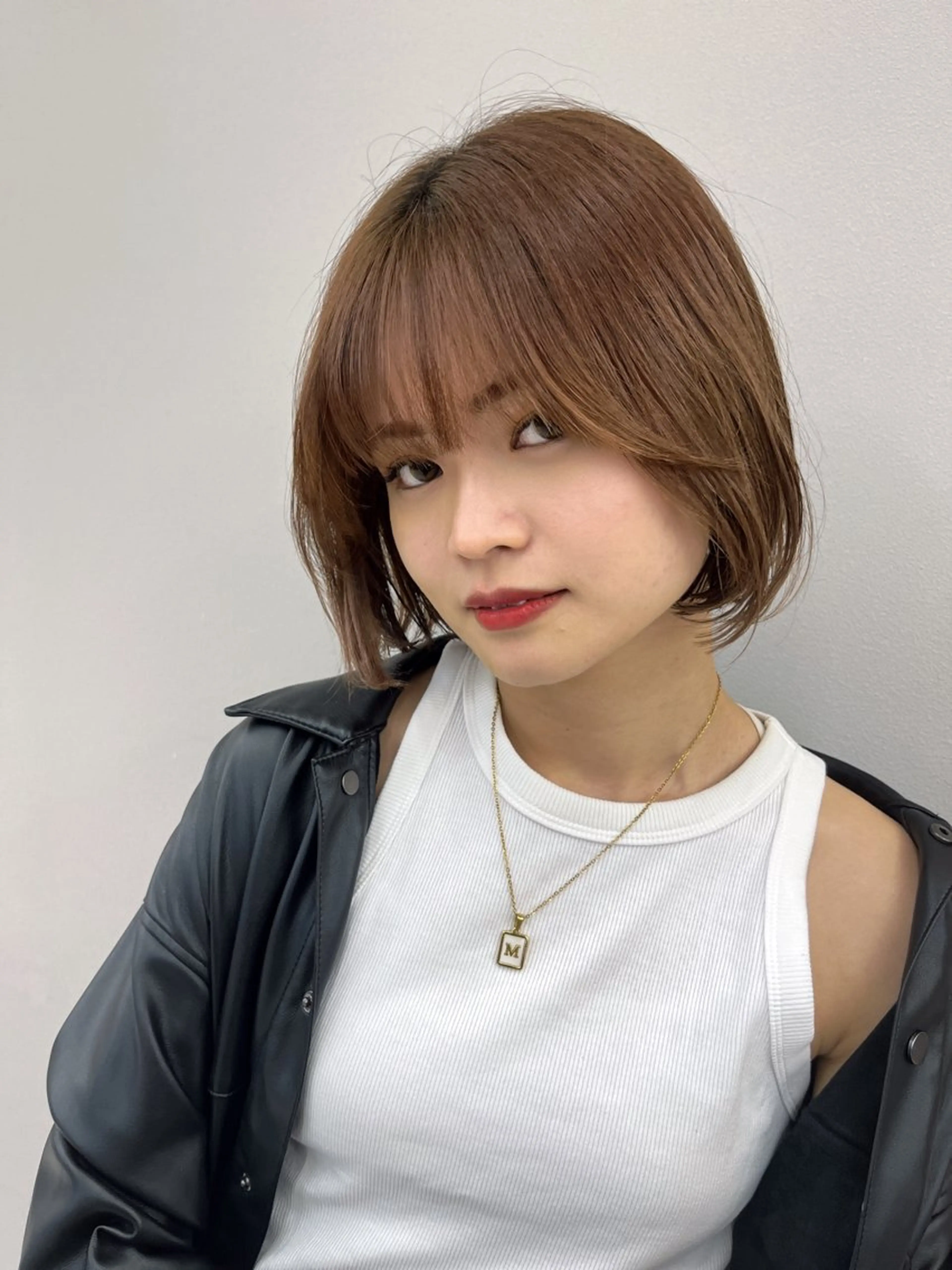 ショート カラー ヘアカラー トリートメント 池袋/似合わせ/縮毛 髪質改善【ugen】のヘアスタイル