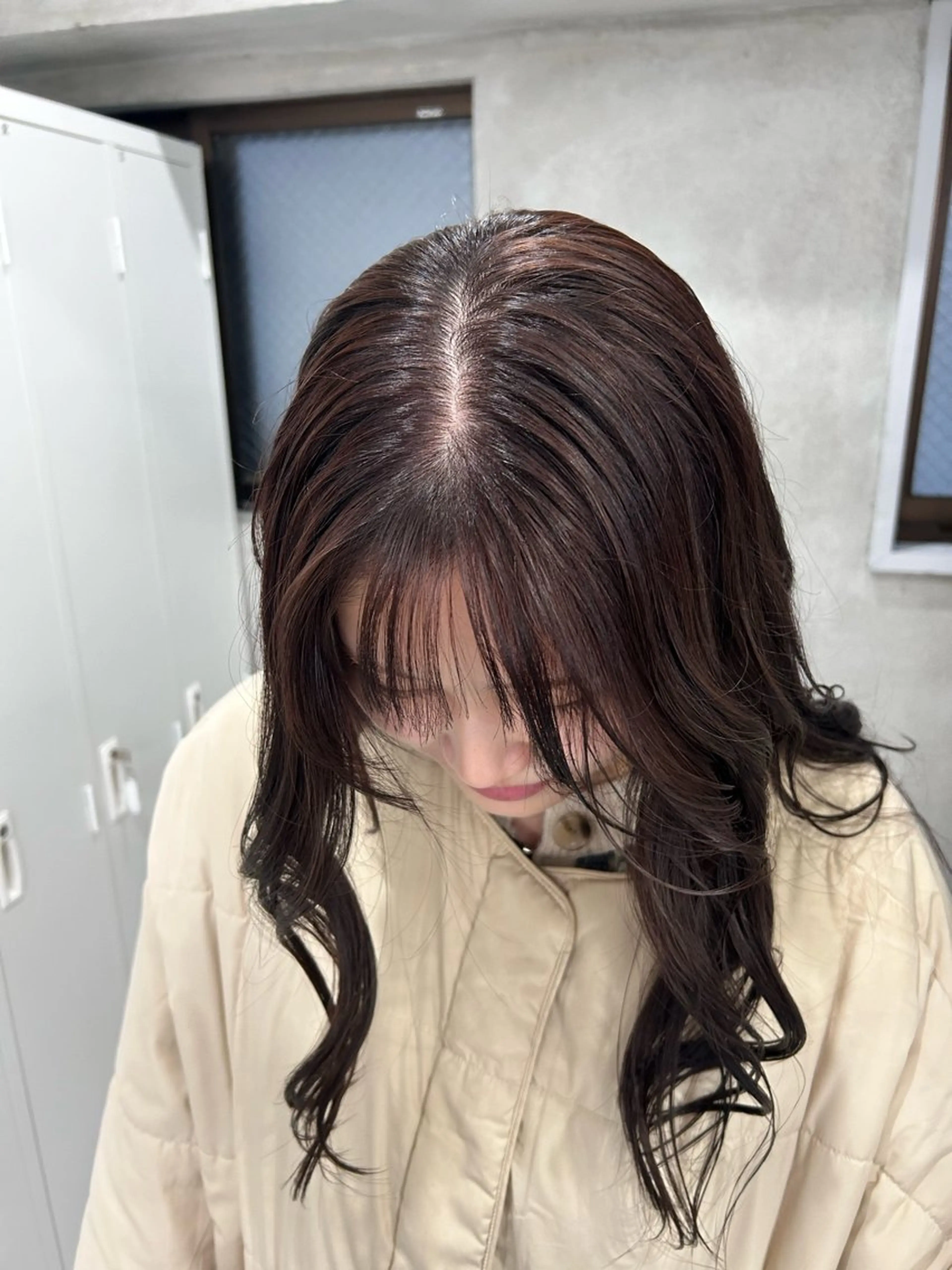 ミディアム カラー ブラウンカラー カット ヘアカラー トリートメント shizuna/平尾 /カラー/髪質改善のヘアスタイル