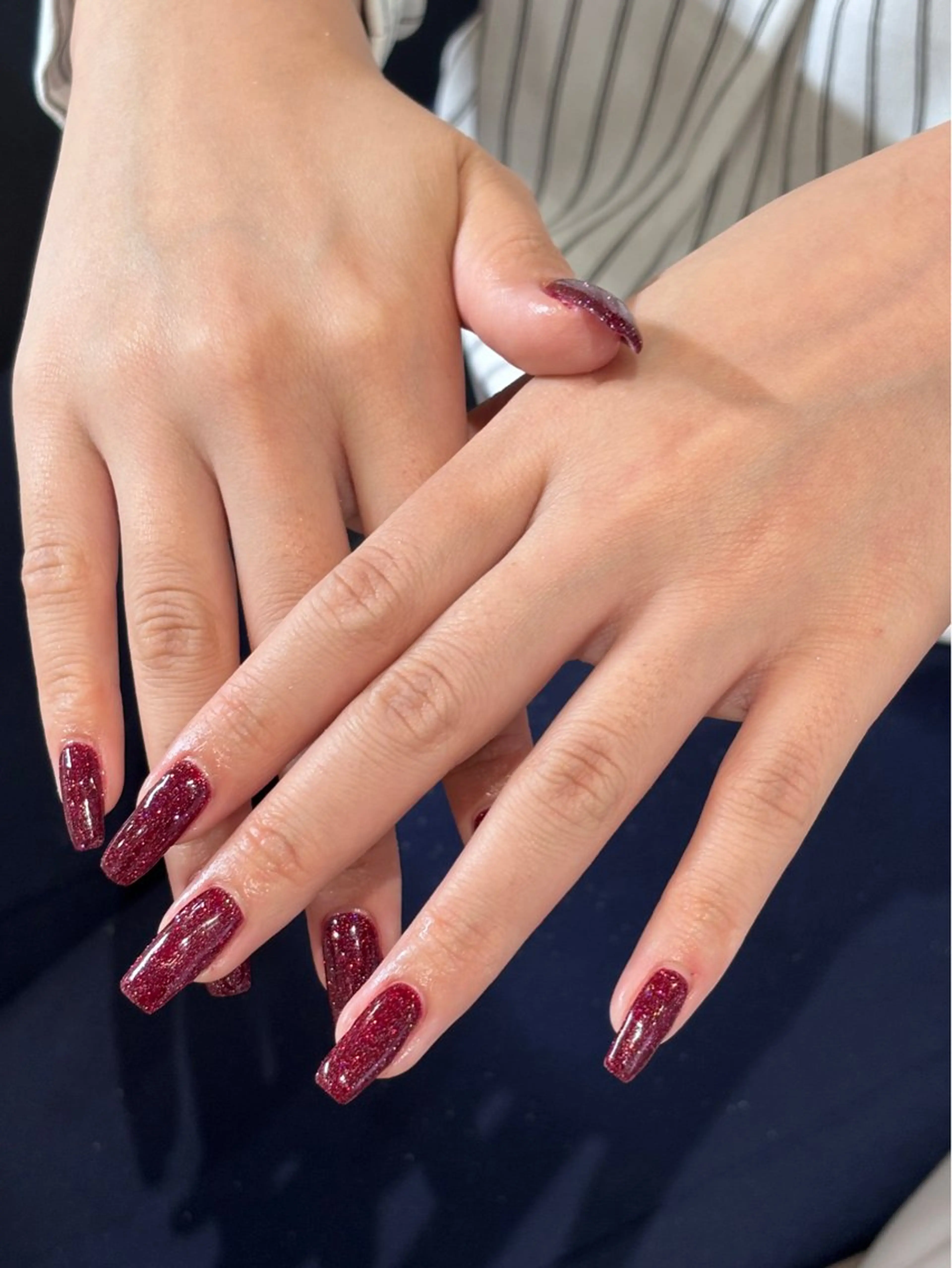 ネイル フラッシュネイル ワンカラーネイル DEEokazaki kaha.Uのネイルデザイン