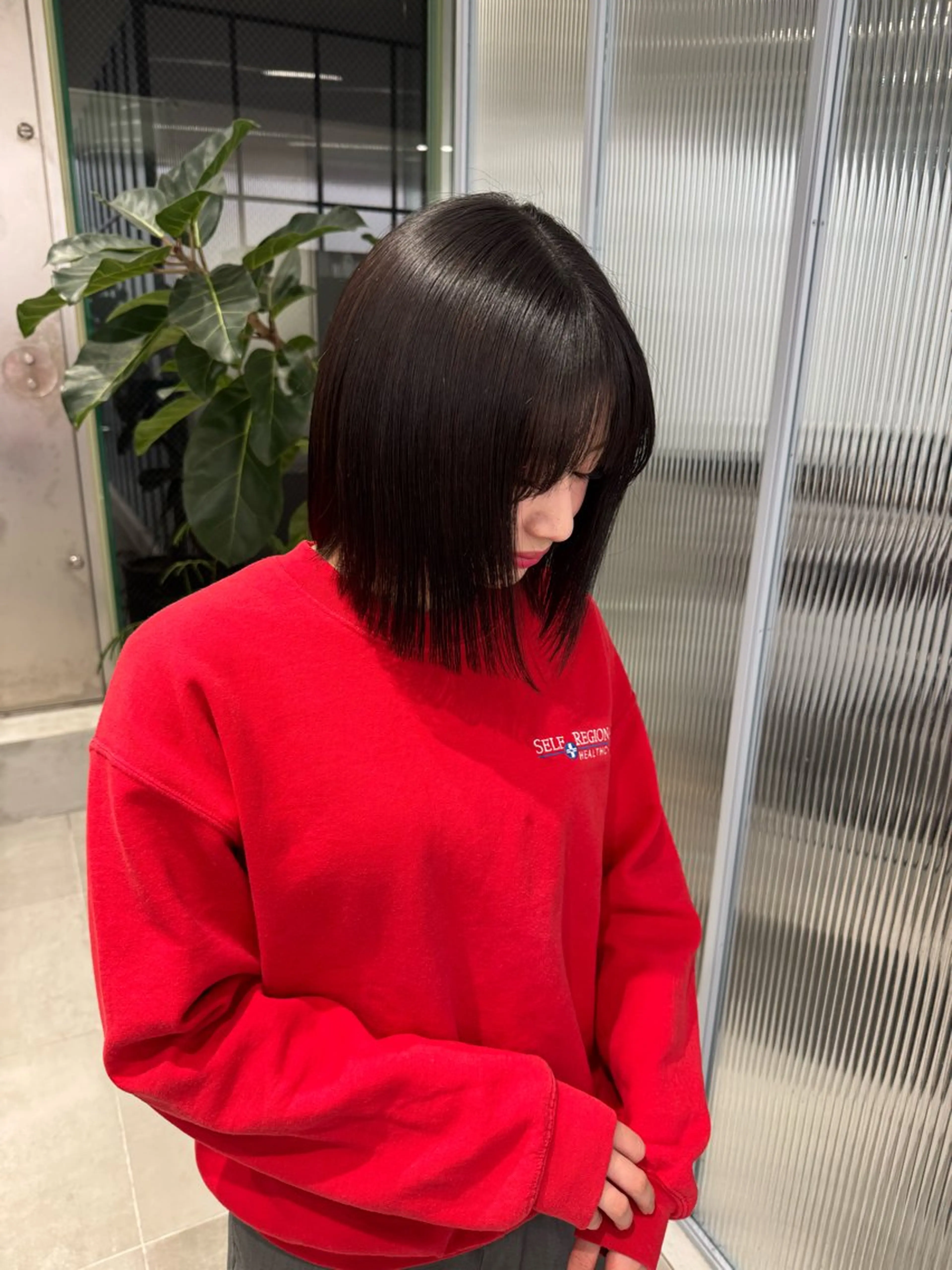 カラー ヘアカラー ひかり／ベージュ ／似合わせカットのヘアスタイル