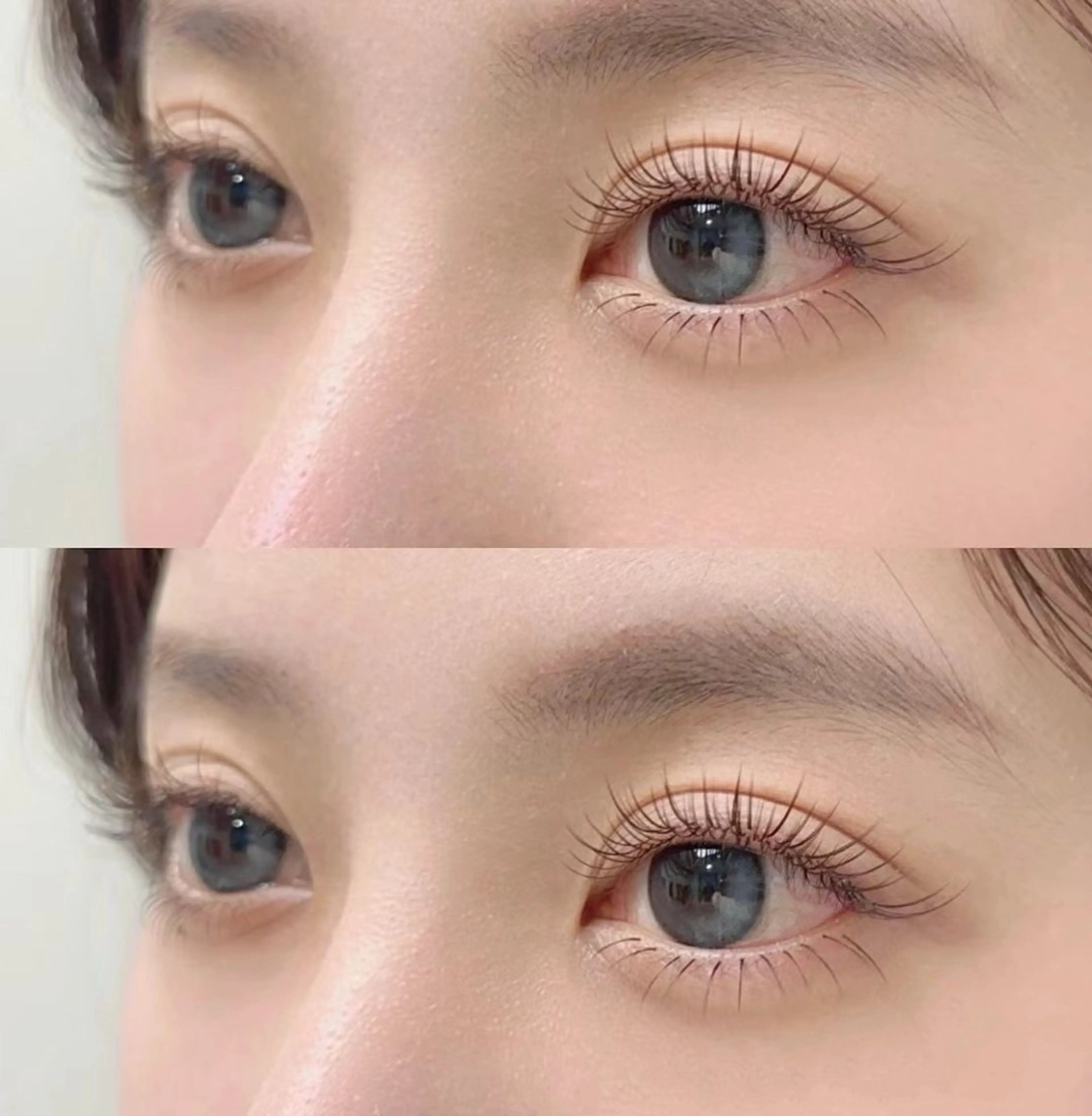 マツエク・マツパ バインドロック カラーマツエク フラットラッシュ ナチュラル パリジェンヌラッシュリフト YK• マツエクサロンのマツエク・マツパデザイン