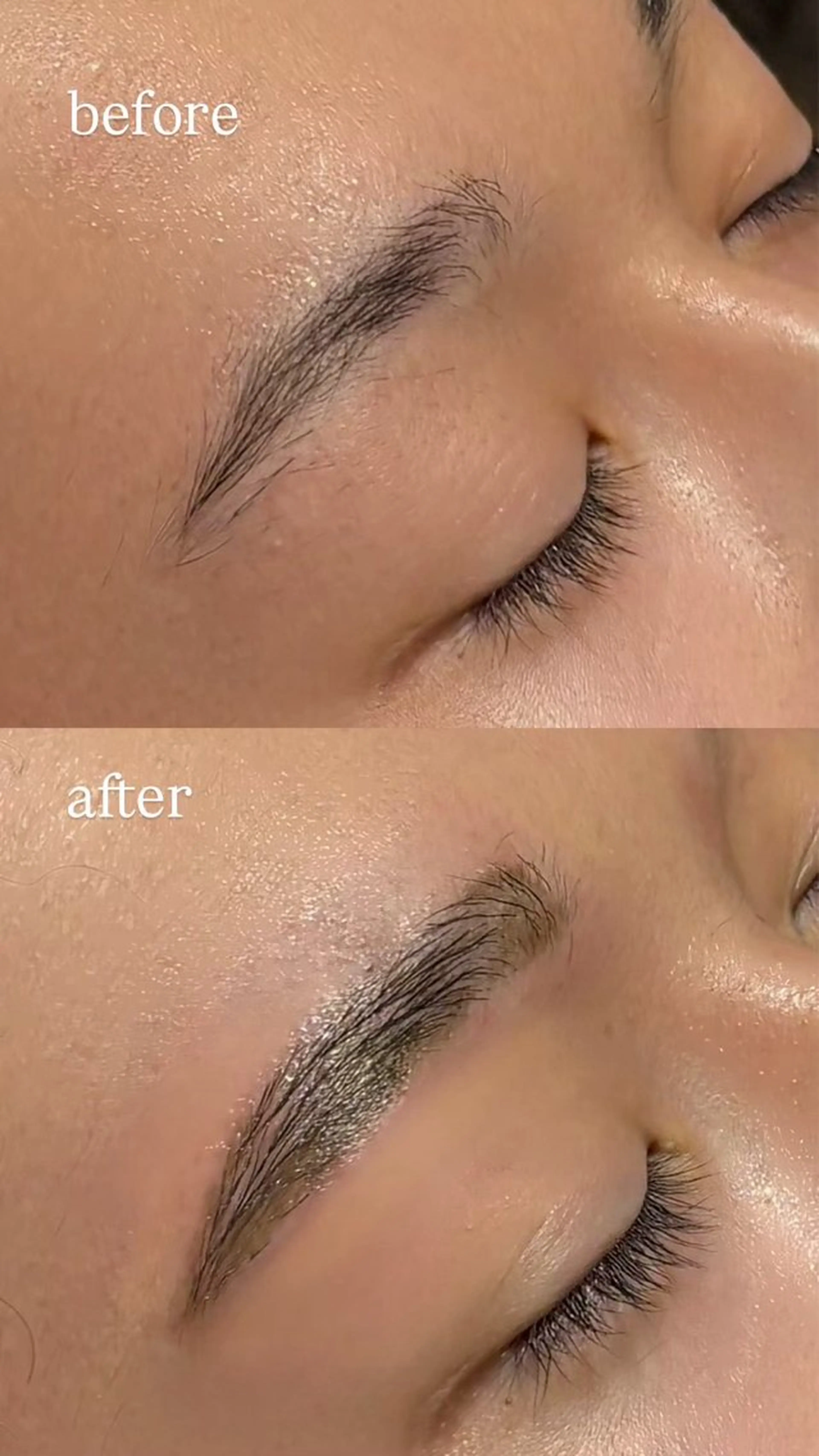 アイブロウ 髪質改善 💠 韓国風うる艶/シオリのヘアスタイル