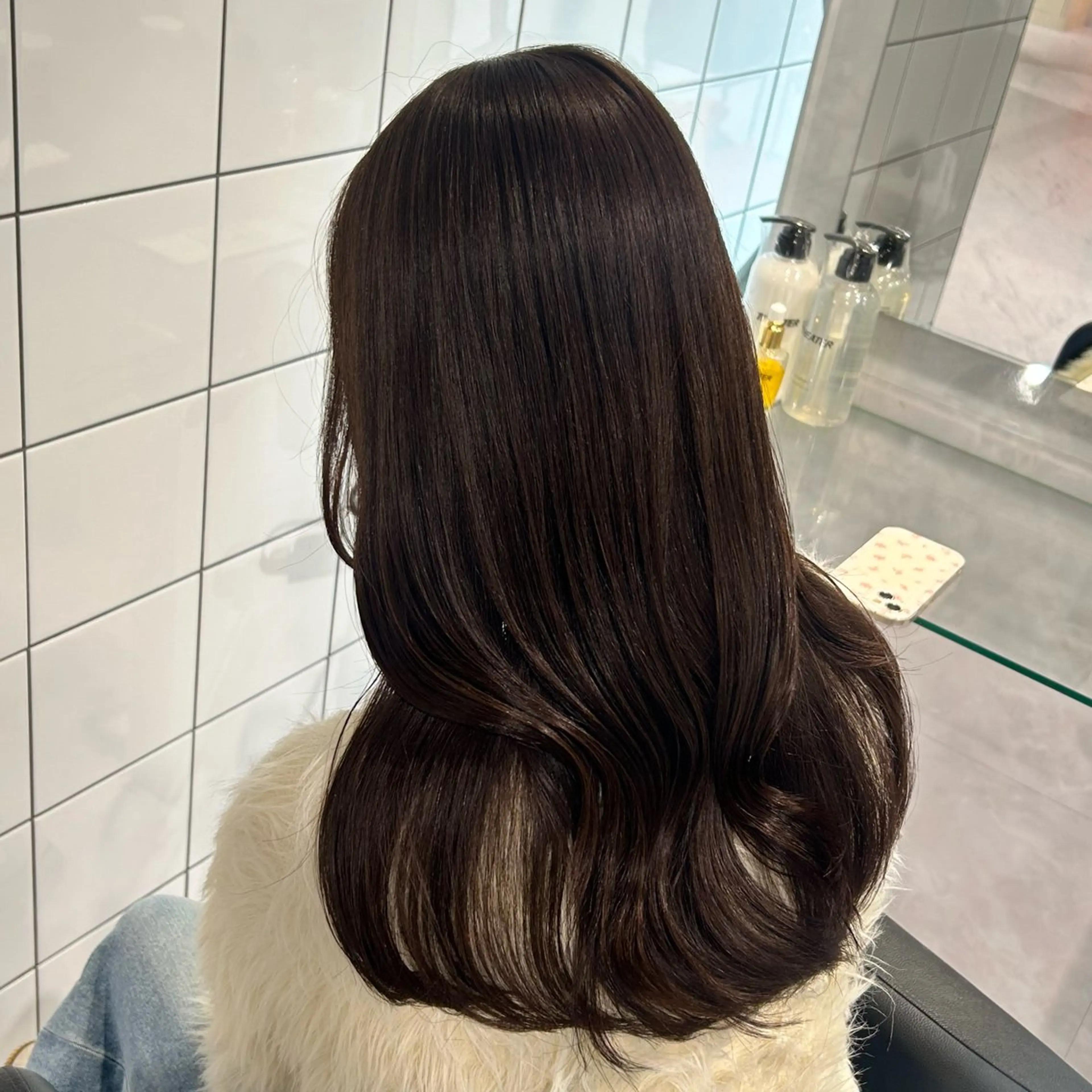 ロング カラー カット ヘアカラー トリートメント 表参道/透明感カラー /暗髪/ジュキヤのヘアスタイル