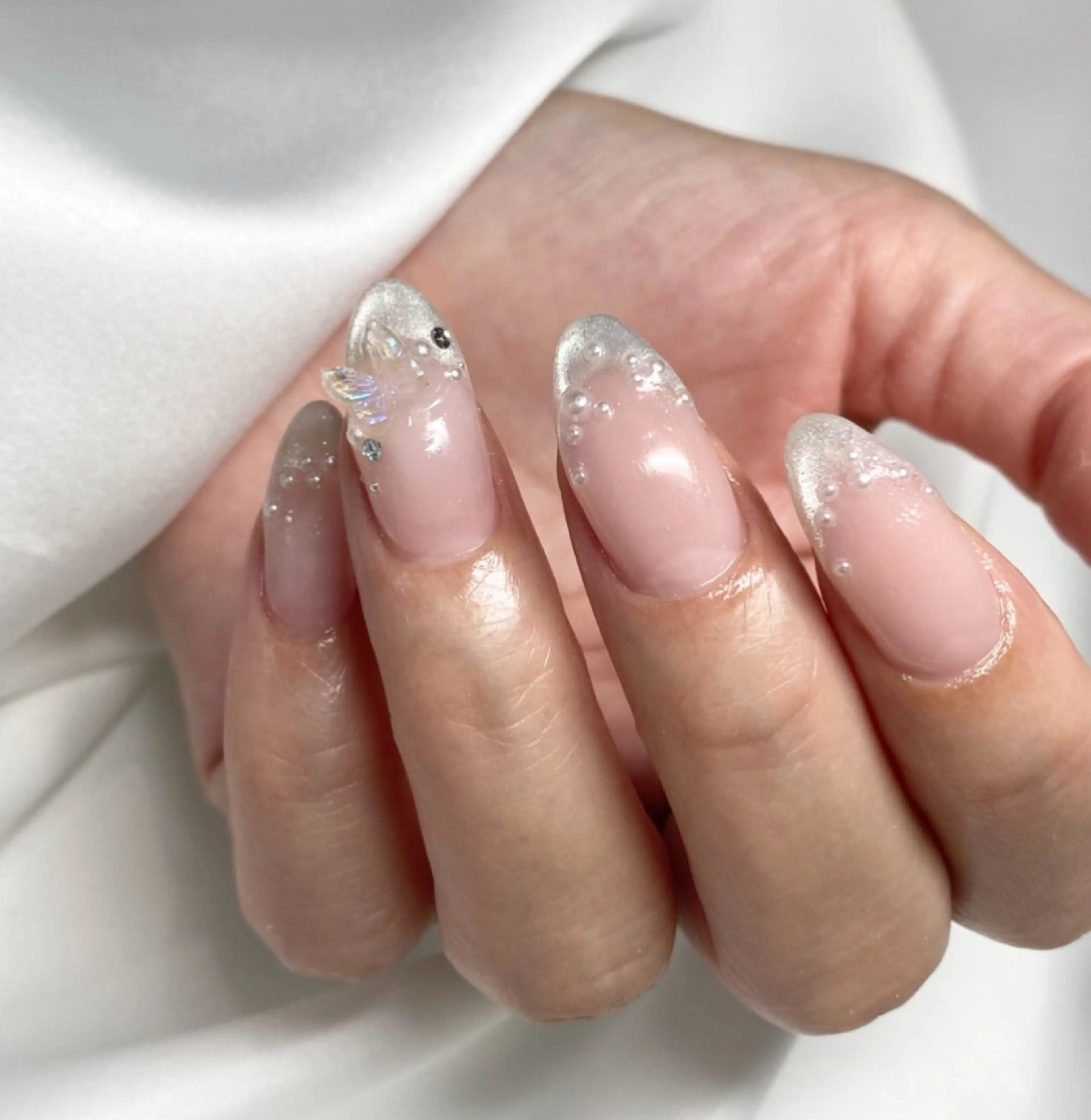 ネイル 渋谷/4週間取れない フィルイン/パラのネイルデザイン