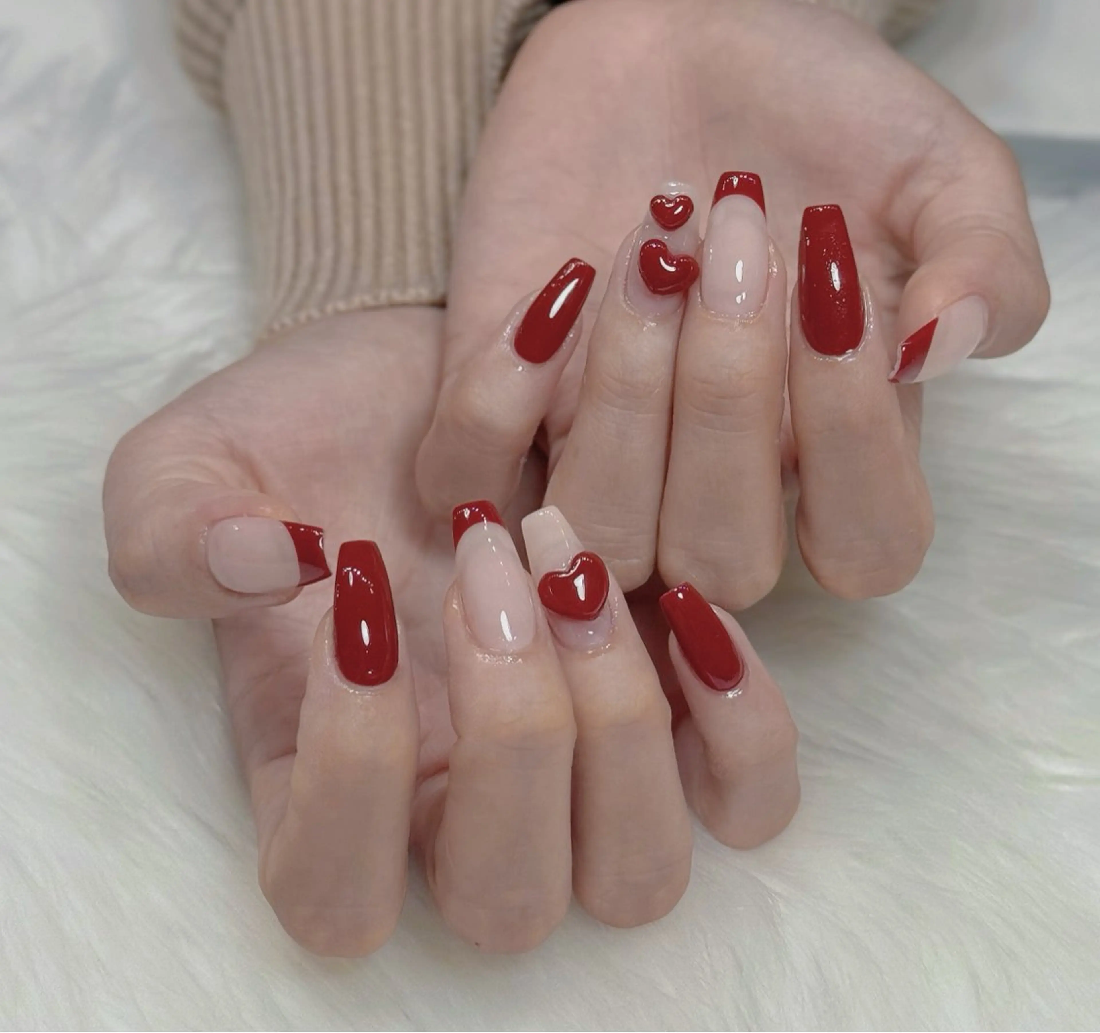 ネイル アートネイル オーロラネイル ジェルネイル 韓国ネイル ロングネイル ハンドネイル Nichi Nailsのネイルデザイン